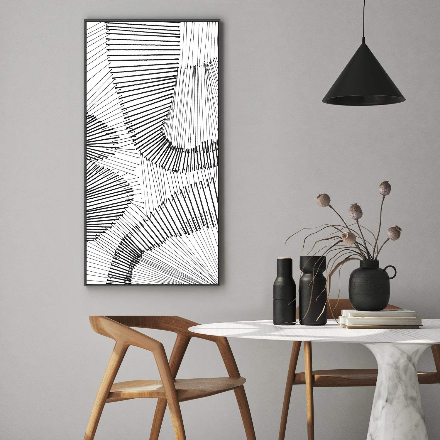 wall-art-print-canvas-poster-framed-Maze, Style B , By Aubrey-7