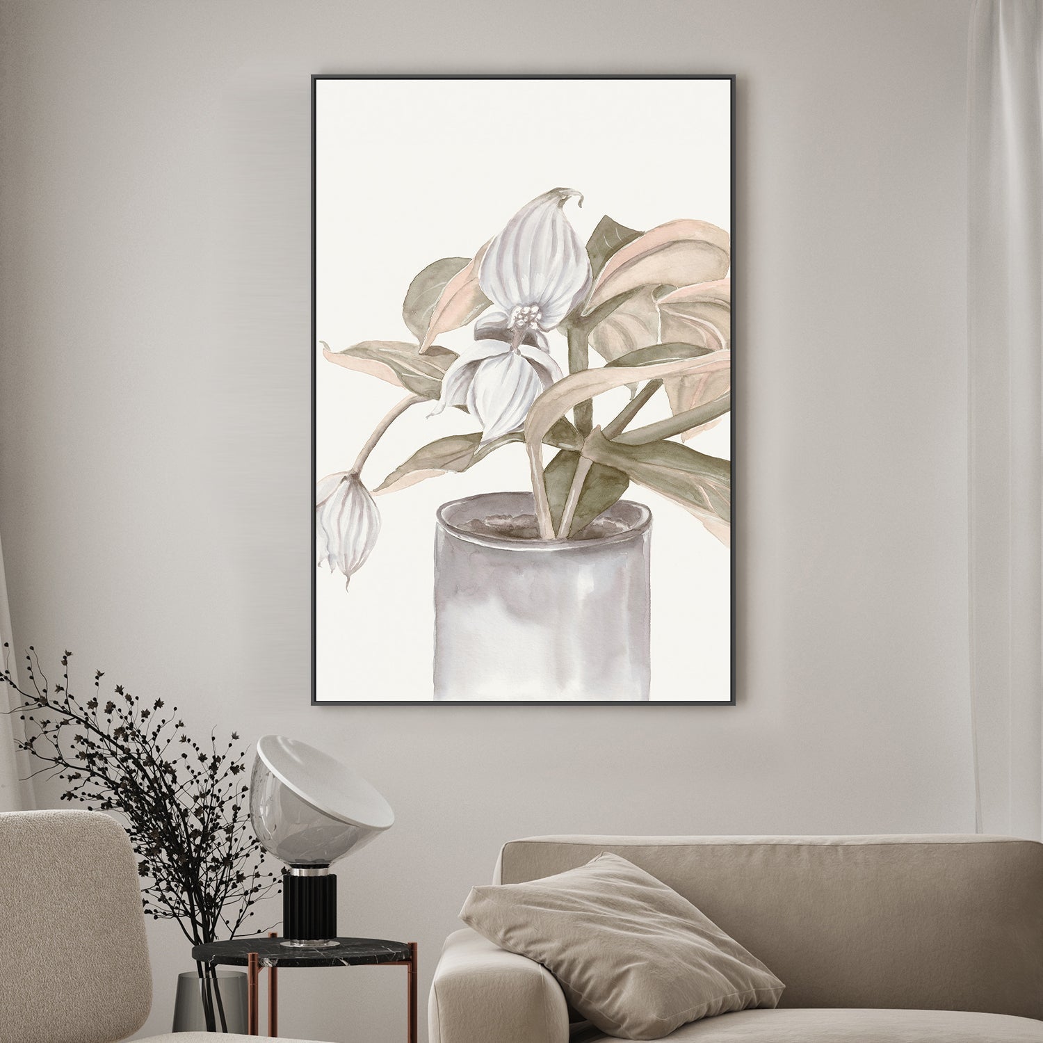 wall-art-print-canvas-poster-framed-Medinilla Magnifica-2