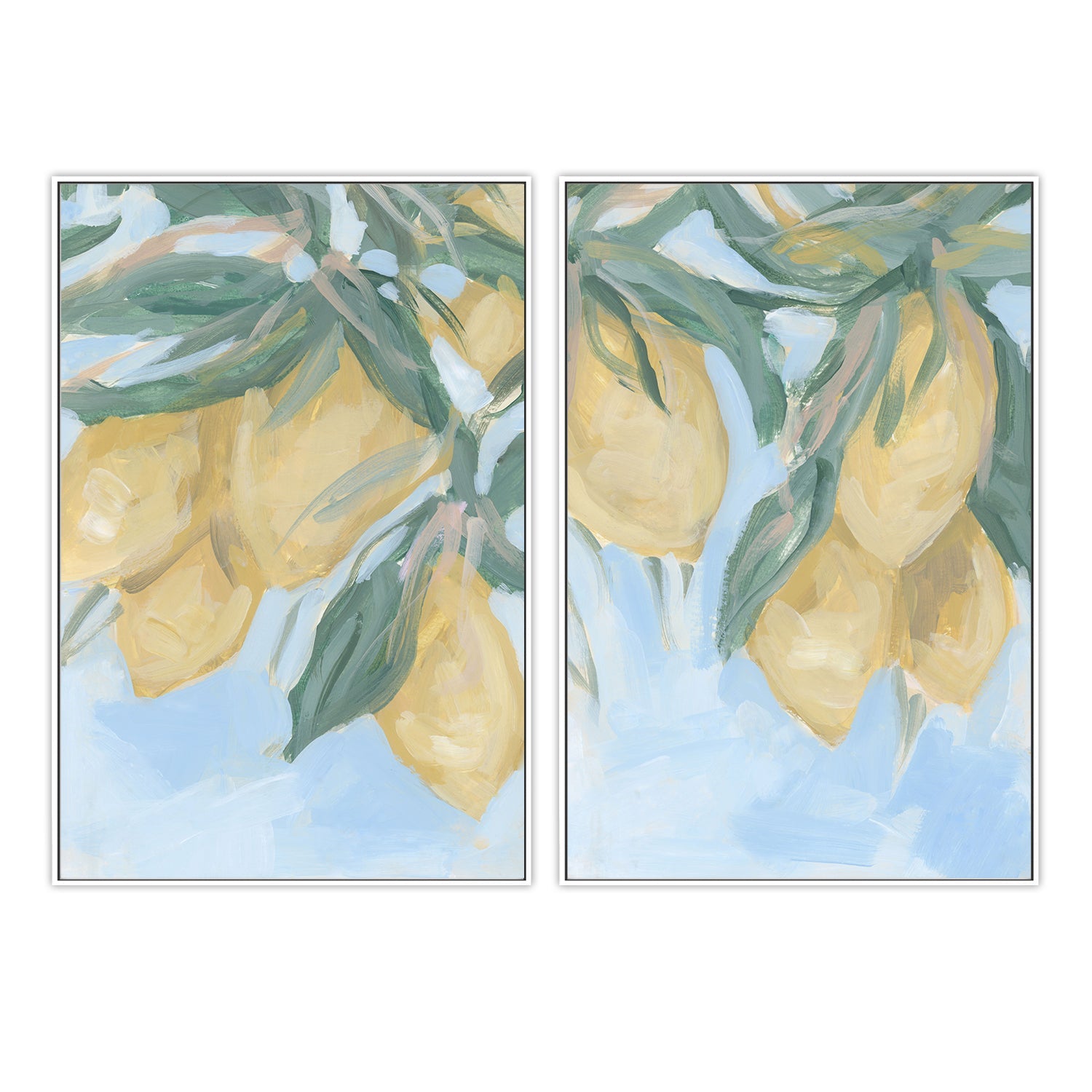wall-art-print-canvas-poster-framed-Mediterranean Citrus Grove , Style B & C , Set Of 2 , By Jetty Home-5
