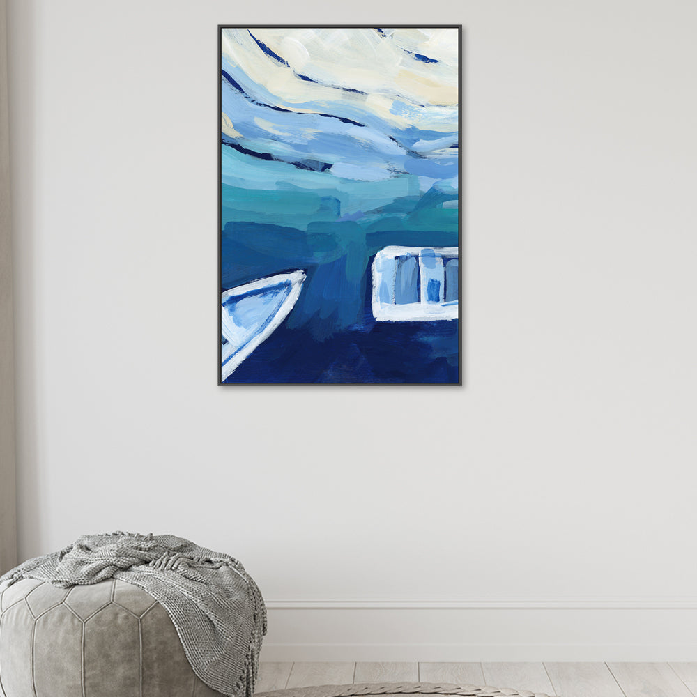 wall-art-print-canvas-poster-framed-Mediterranean Sailboat , Style A, By Jetty Home , By Jetty Home-2
