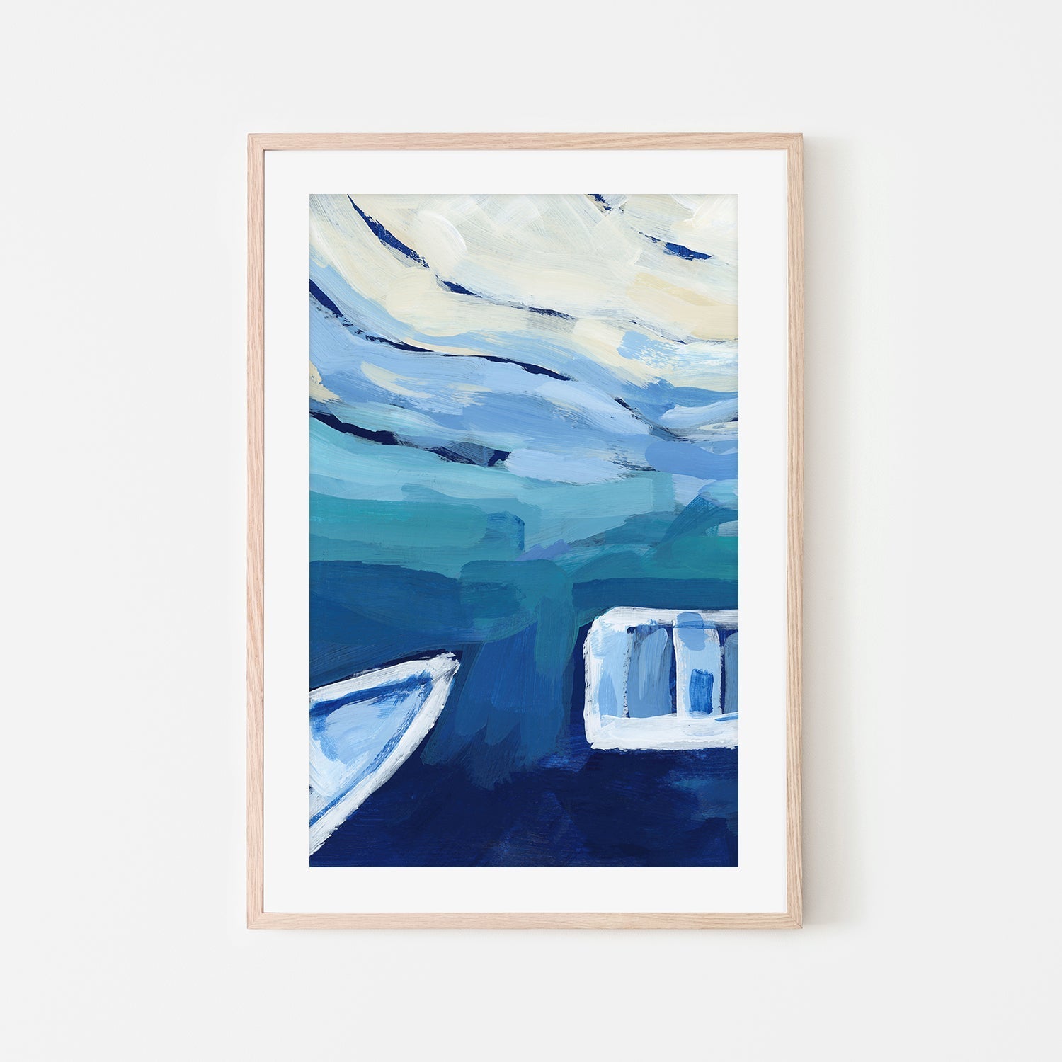 wall-art-print-canvas-poster-framed-Mediterranean Sailboat , Style A, By Jetty Home , By Jetty Home-6