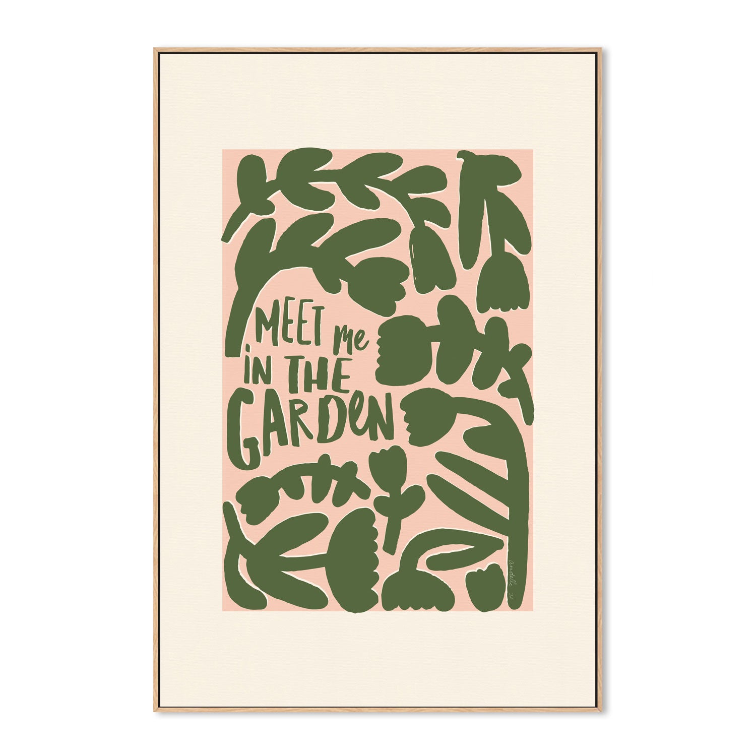 wall-art-print-canvas-poster-framed-Meet Me In The Garden, Style A , By Andelle Art-4