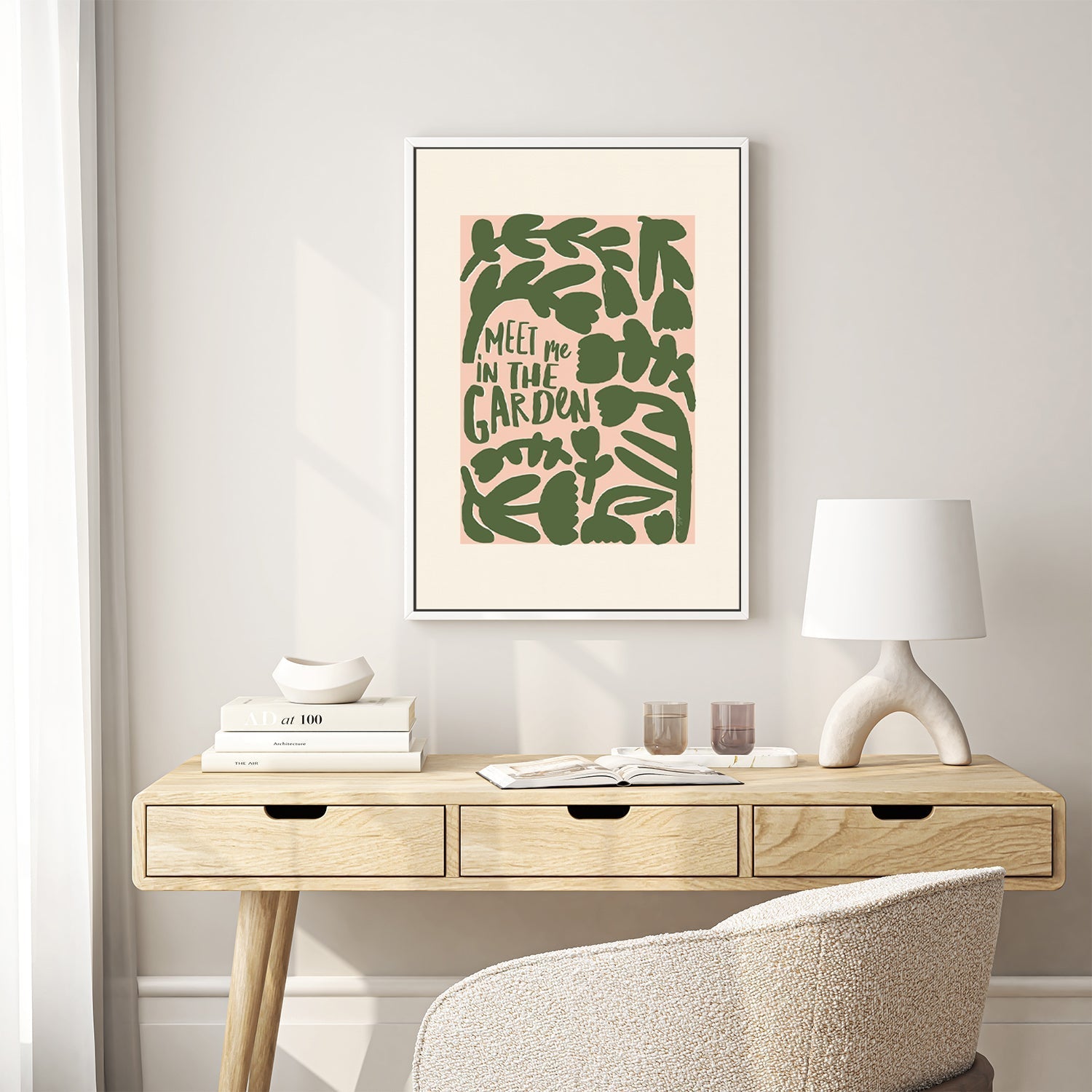 wall-art-print-canvas-poster-framed-Meet Me In The Garden, Style A , By Andelle Art-7