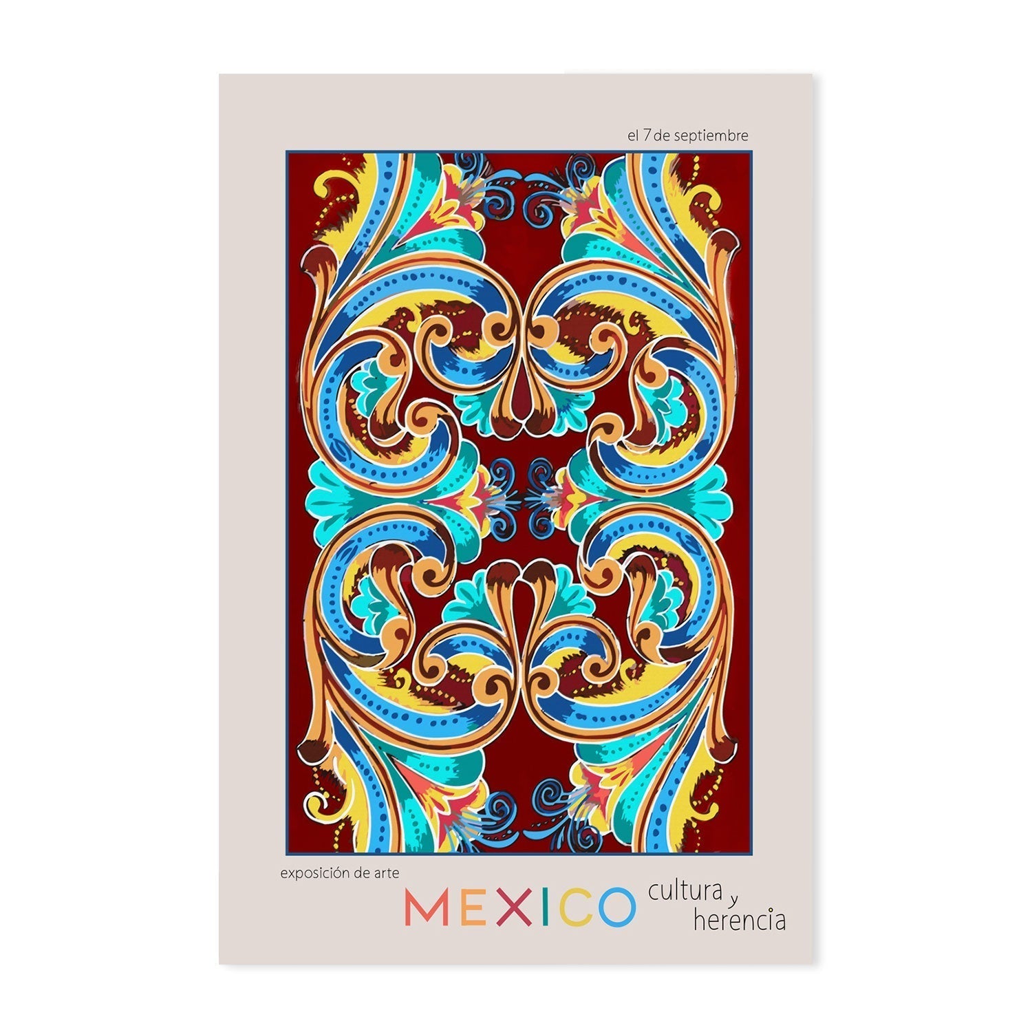 wall-art-print-canvas-poster-framed-Mexican Exhibition-GIOIA-WALL-ART