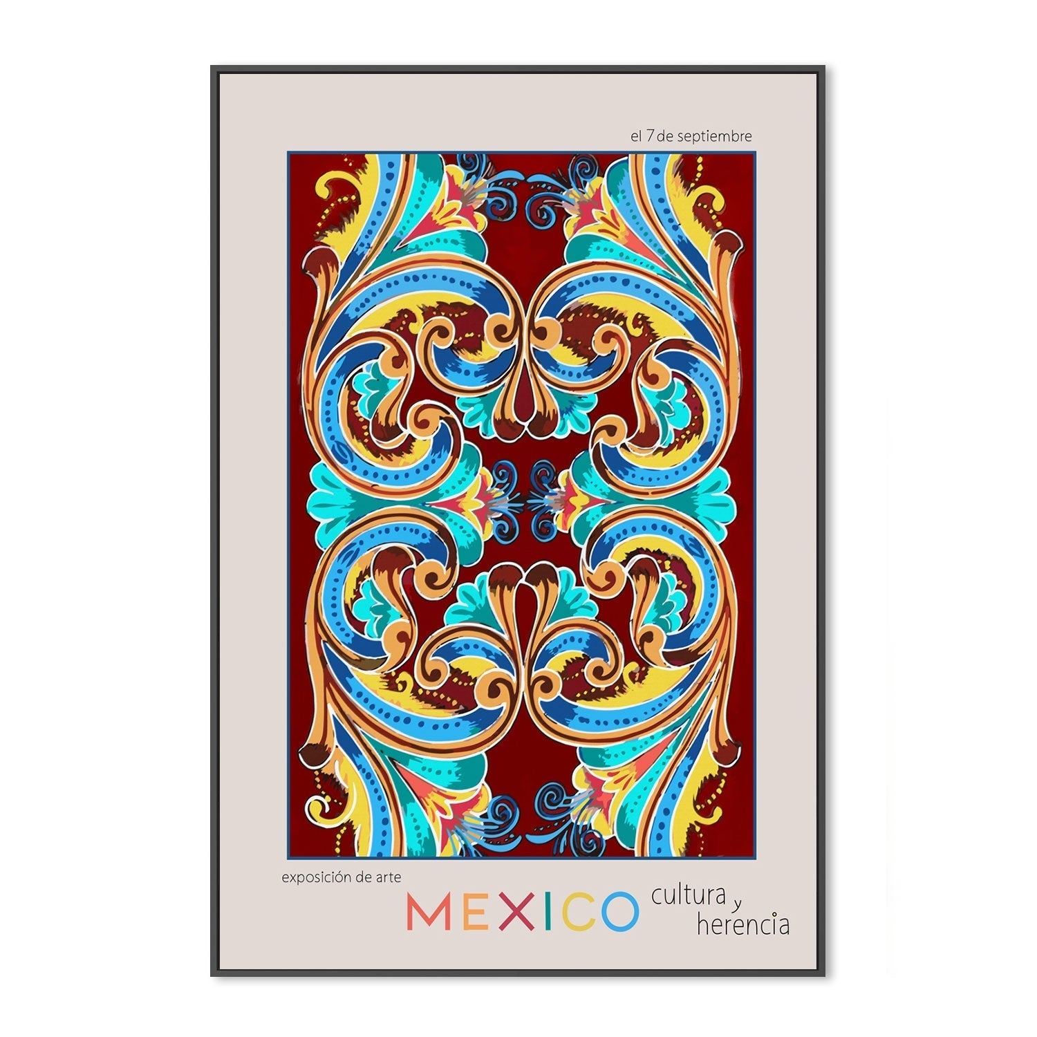 wall-art-print-canvas-poster-framed-Mexican Exhibition-GIOIA-WALL-ART