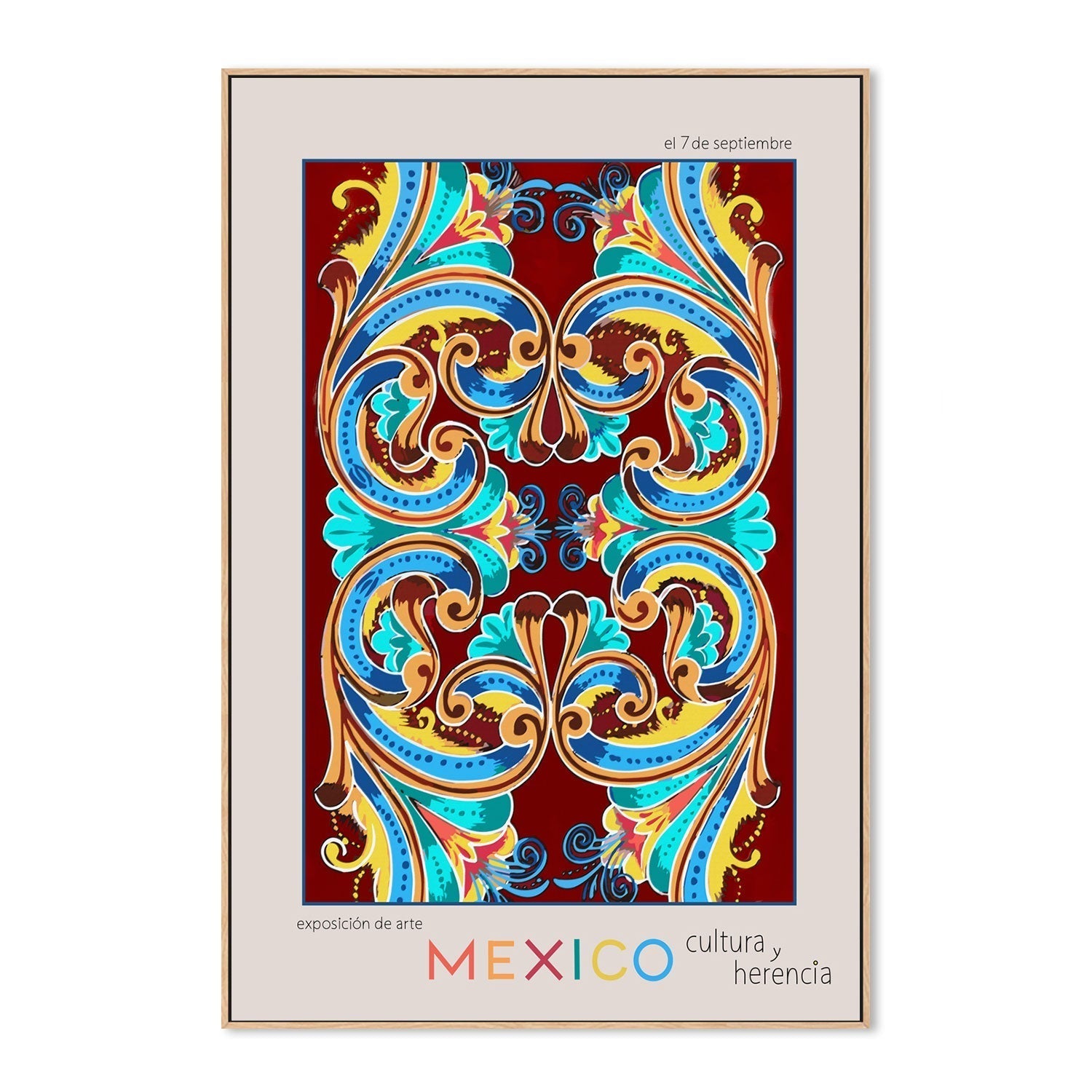 wall-art-print-canvas-poster-framed-Mexican Exhibition-GIOIA-WALL-ART