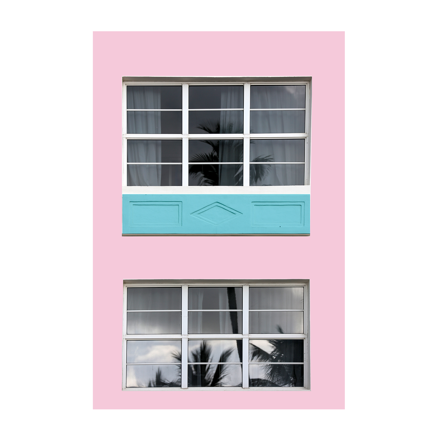 wall-art-print-canvas-poster-framed-Miami Reflections , By Peter Dulis-1