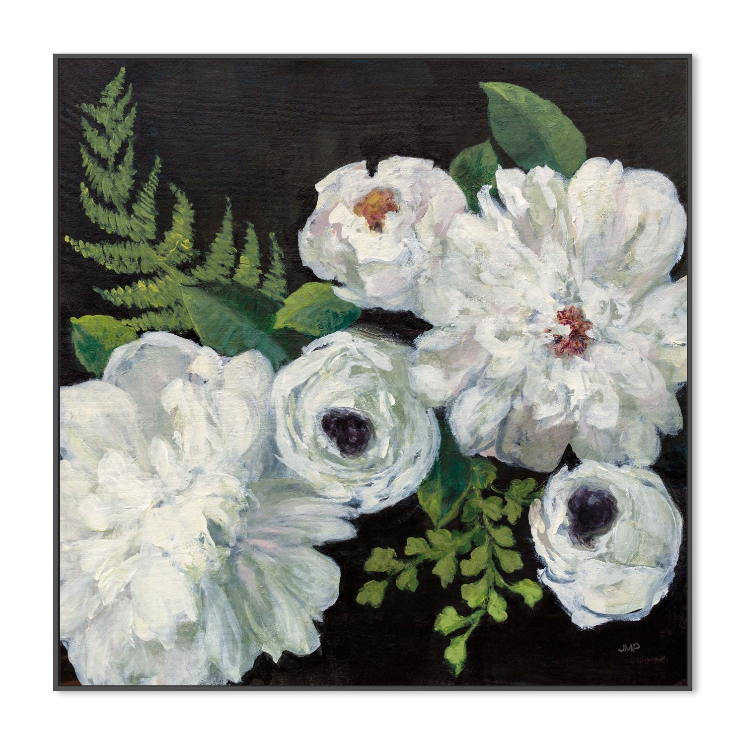 wall-art-print-canvas-poster-framed-Midnight Bouquet, Style A , By Julia Contacessi-GIOIA-WALL-ART