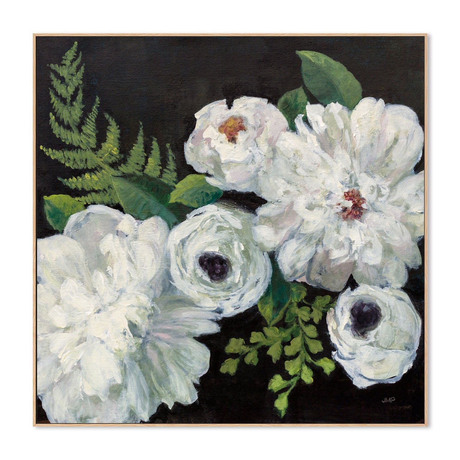 wall-art-print-canvas-poster-framed-Midnight Bouquet, Style A , By Julia Contacessi-GIOIA-WALL-ART