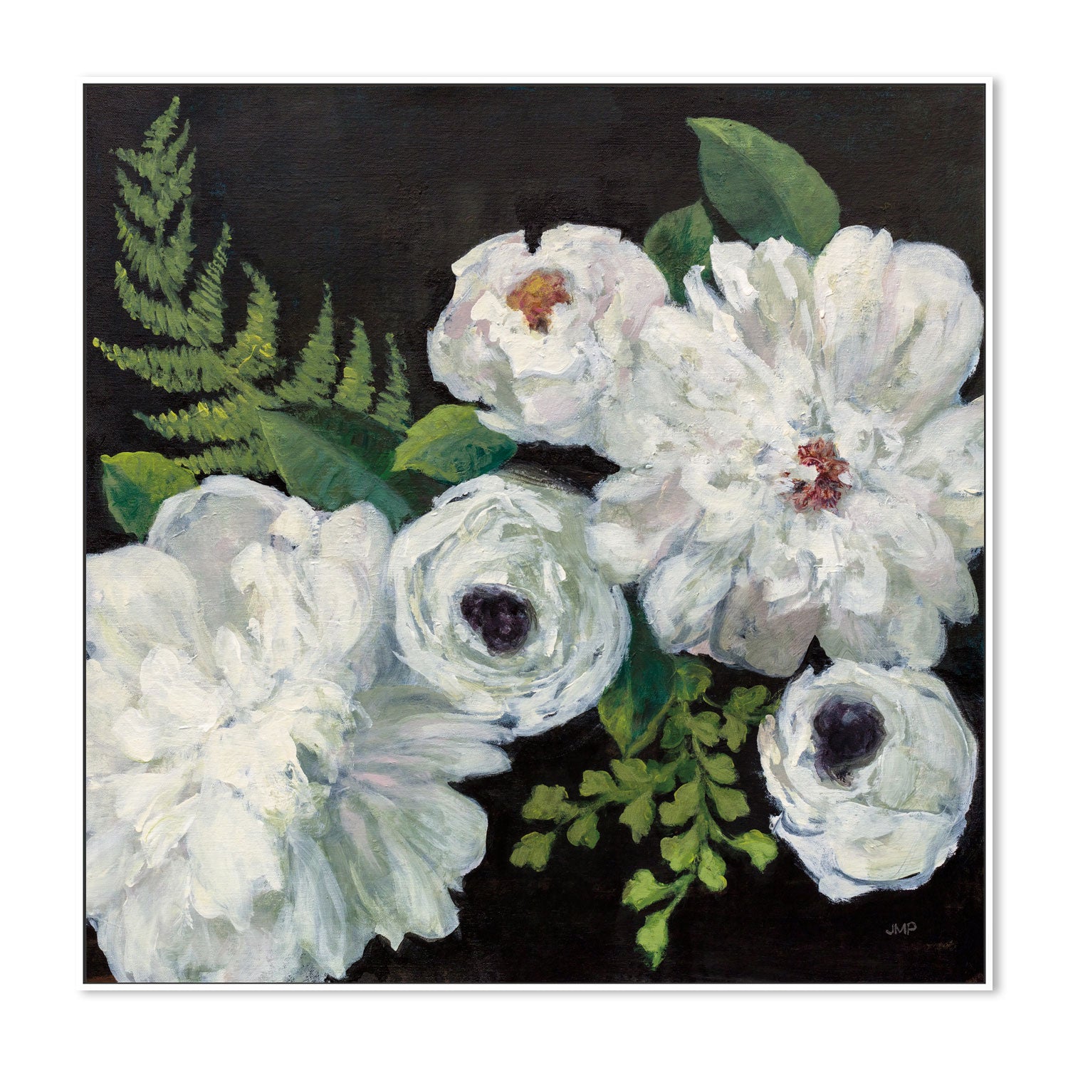 wall-art-print-canvas-poster-framed-Midnight Bouquet, Style A , By Julia Contacessi-GIOIA-WALL-ART