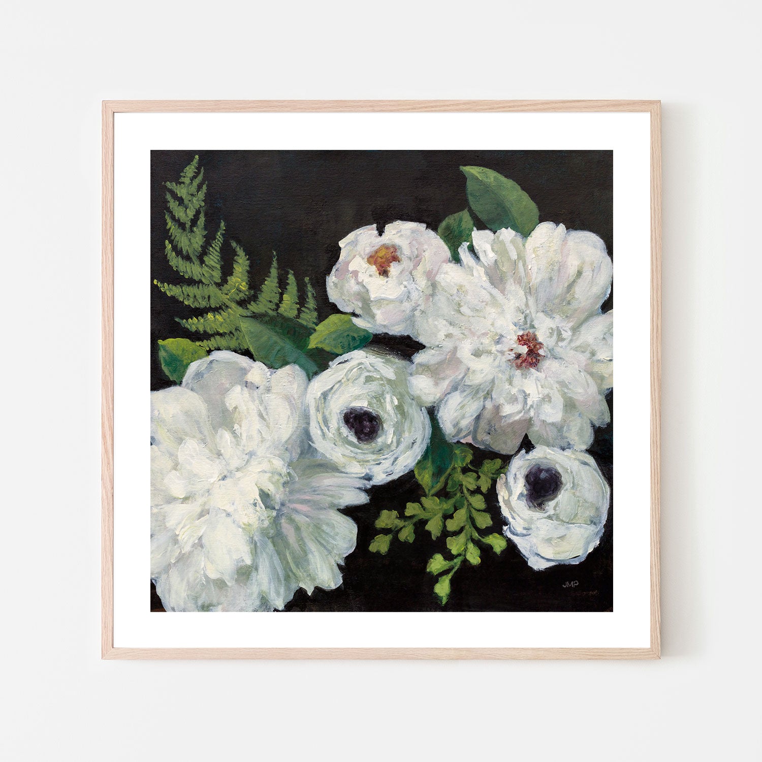 wall-art-print-canvas-poster-framed-Midnight Bouquet, Style A , By Julia Contacessi-GIOIA-WALL-ART