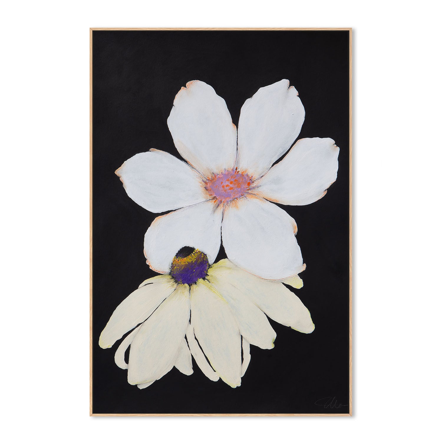 wall-art-print-canvas-poster-framed-Midnight Florals, Style A , By Filippoloco-4