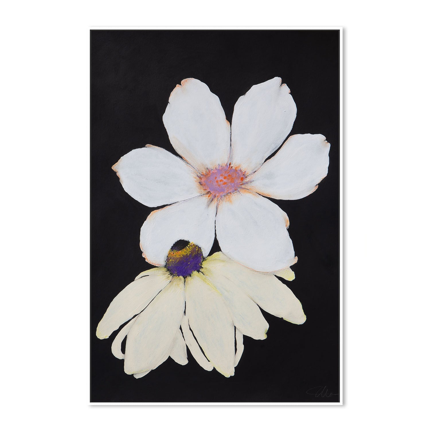 wall-art-print-canvas-poster-framed-Midnight Florals, Style A , By Filippoloco-5