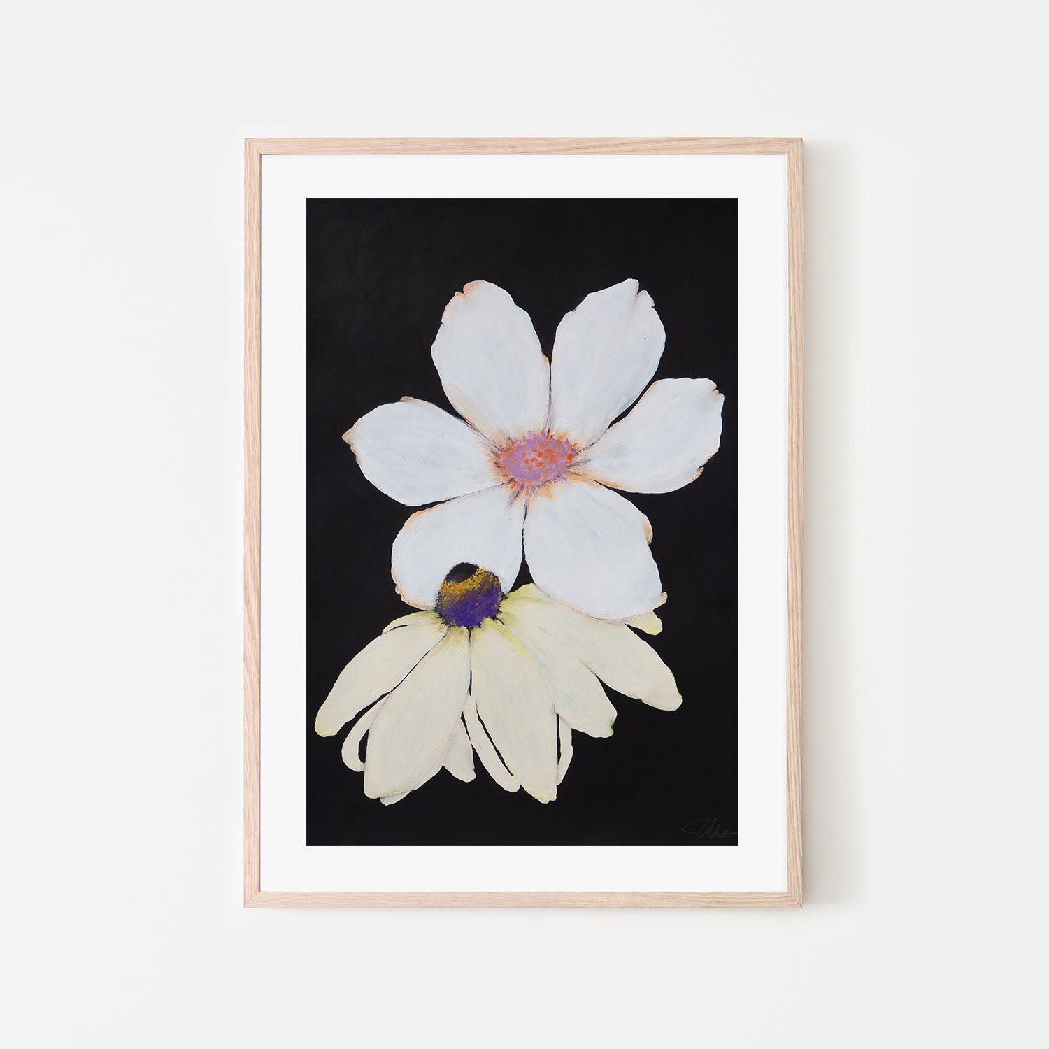 wall-art-print-canvas-poster-framed-Midnight Florals, Style A , By Filippoloco-6