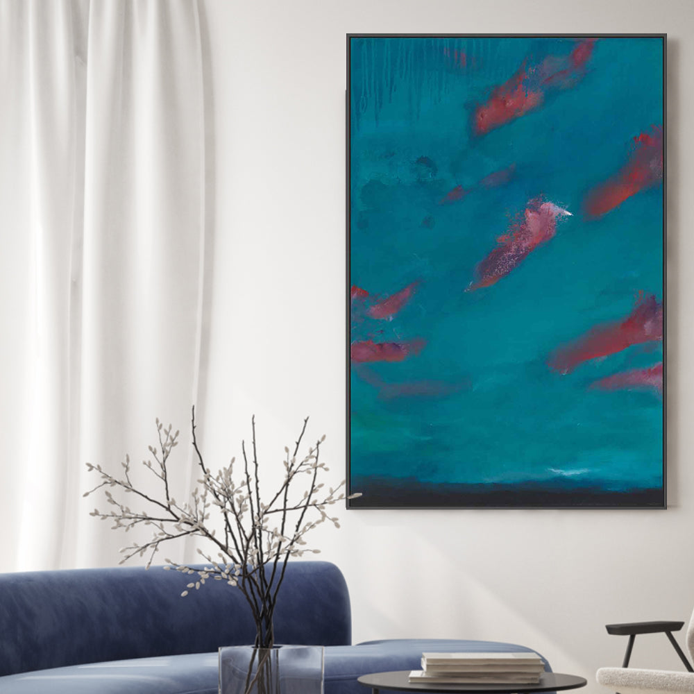 wall-art-print-canvas-poster-framed-Midnight Oasis , By Belinda Stone-GIOIA-WALL-ART