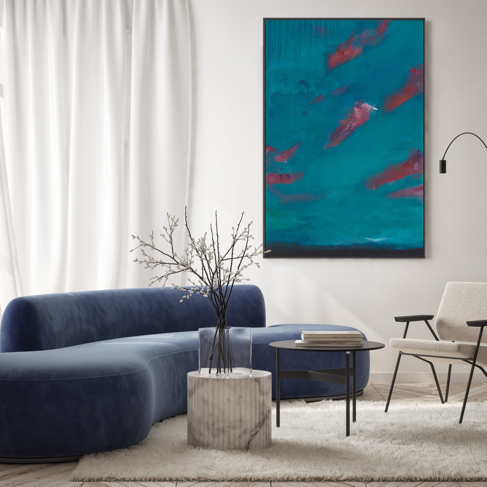 wall-art-print-canvas-poster-framed-Midnight Oasis , By Belinda Stone-GIOIA-WALL-ART