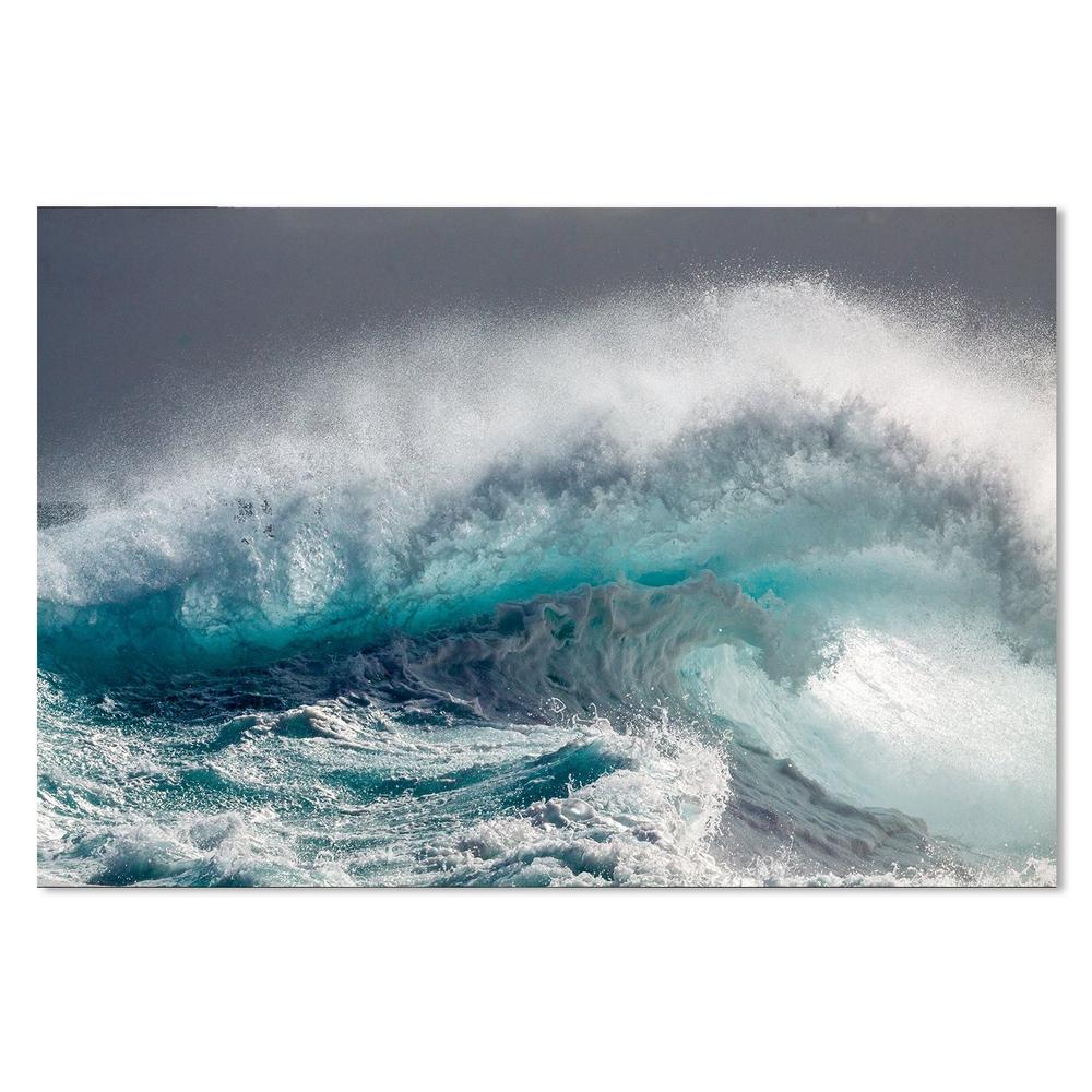 Mighty Water, by Michelle Degryse-Framed-Canvas-Print-Poster-Gioia Wall Art