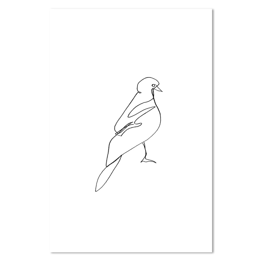 wall-art-print-canvas-poster-framed-Minimal Bird-by-Danushka Abeygoda-Gioia Wall Art