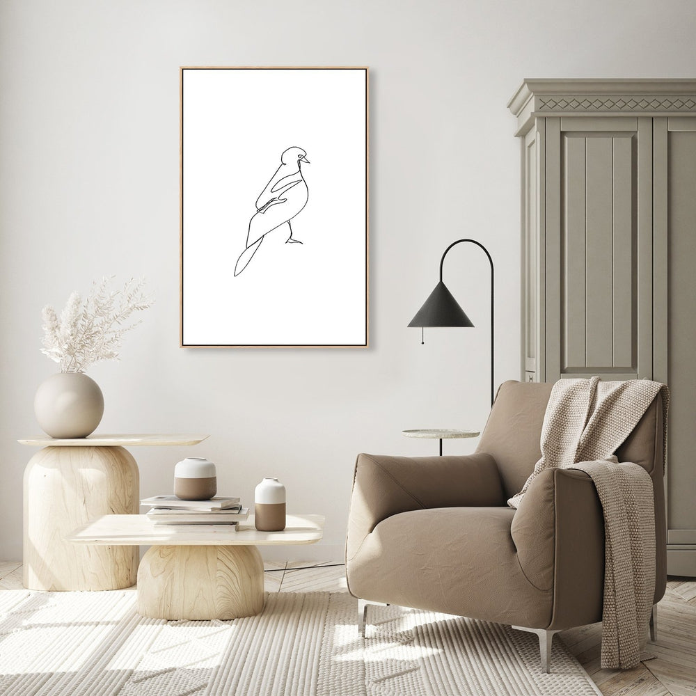 wall-art-print-canvas-poster-framed-Minimal Bird-by-Danushka Abeygoda-Gioia Wall Art