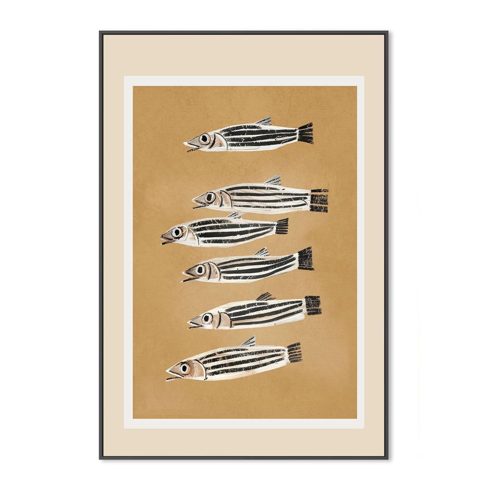 wall-art-print-canvas-poster-framed-Minimal Fish Study-3