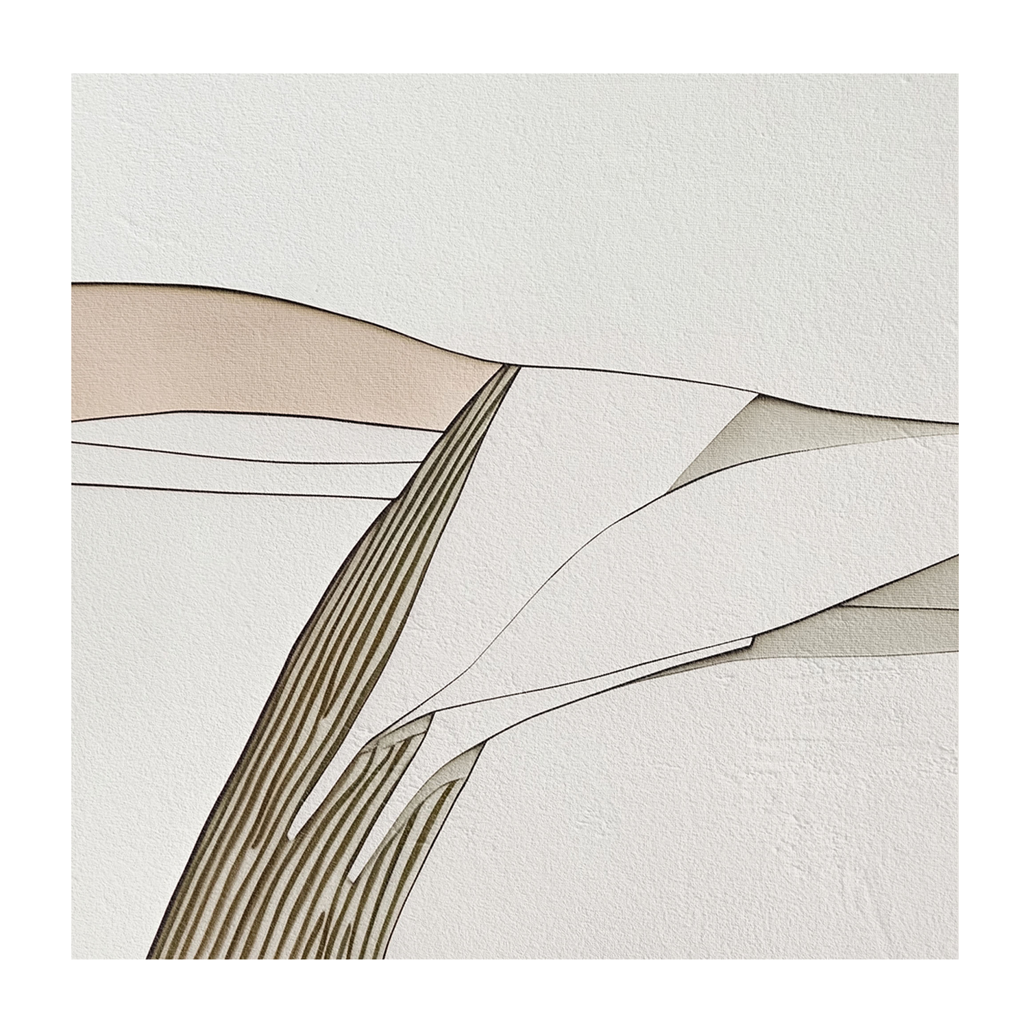 wall-art-print-canvas-poster-framed-Minimal Lines, Style A , By Alma-1