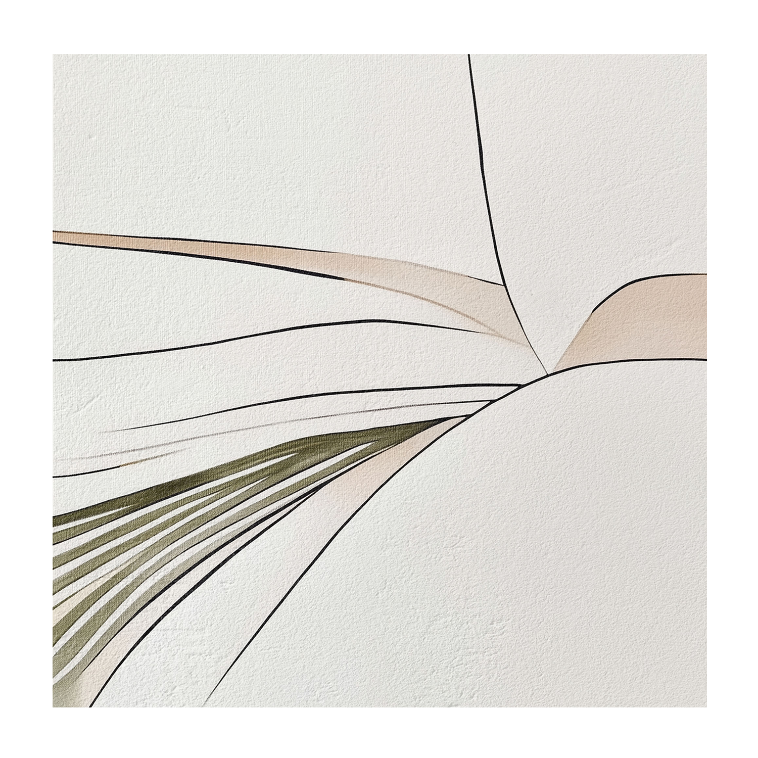 wall-art-print-canvas-poster-framed-Minimal Lines, Style B , By Alma-1