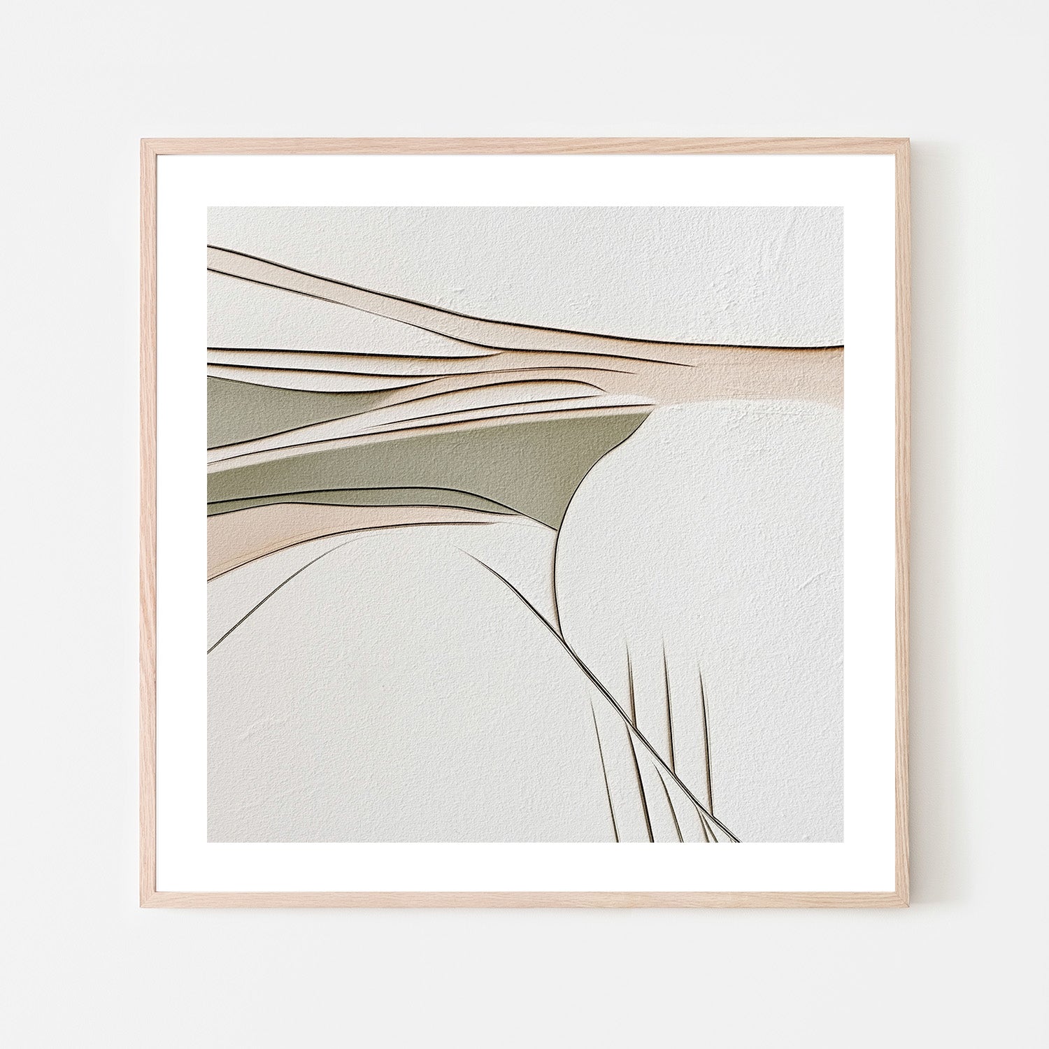 wall-art-print-canvas-poster-framed-Minimal Lines, Style C , By Alma-6