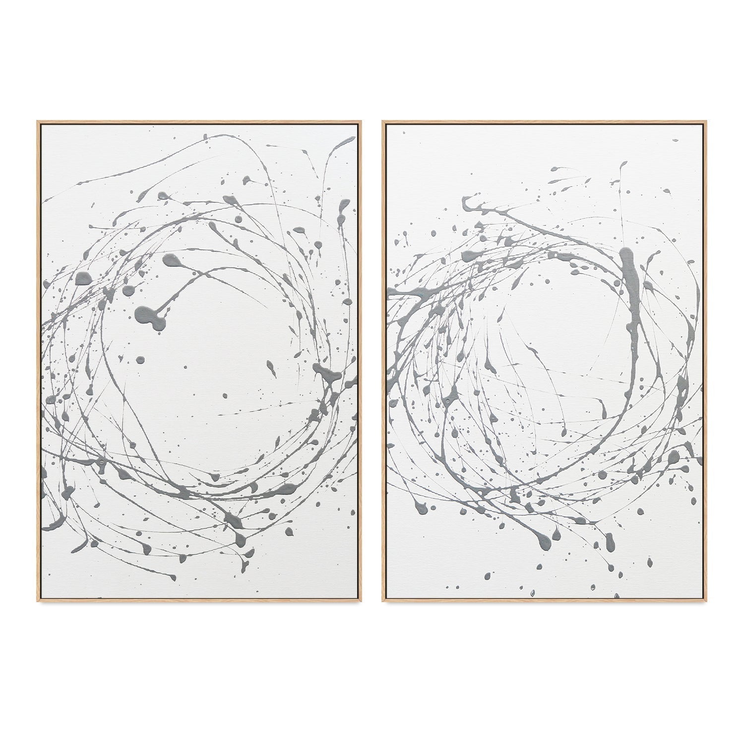 wall-art-print-canvas-poster-framed-Minimalism, Style C, Set of 2-by-Moments By Charlie-Gioia Wall Art