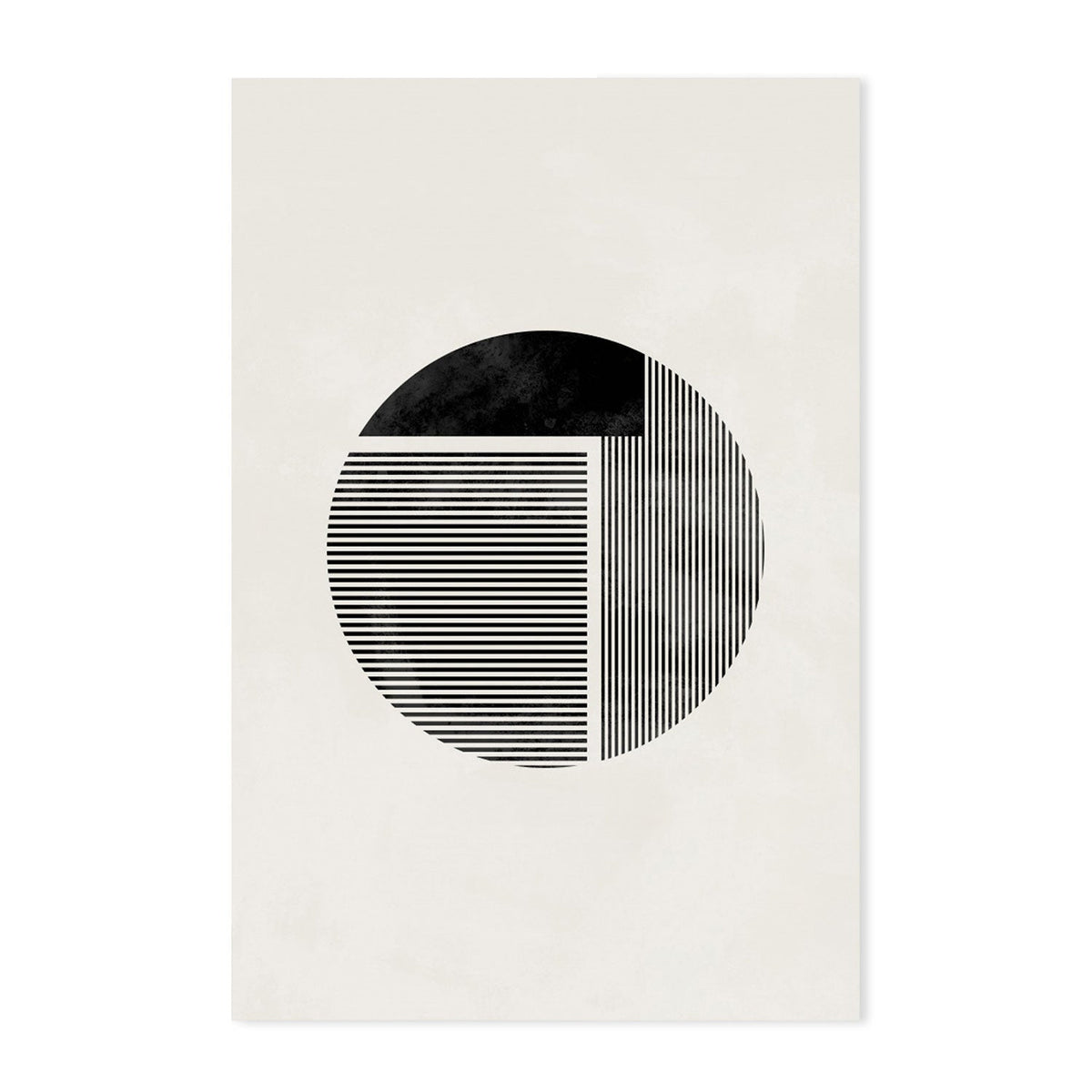 wall-art-print-canvas-poster-framed-Minimalist Round-by-Plus X Studio-Gioia Wall Art