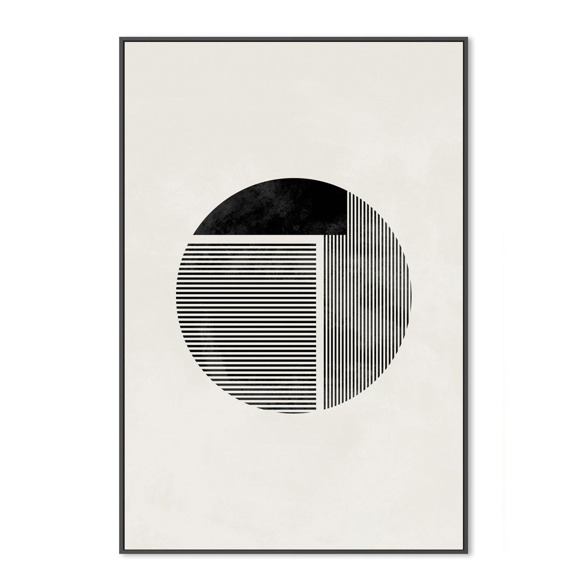 wall-art-print-canvas-poster-framed-Minimalist Round-by-Plus X Studio-Gioia Wall Art