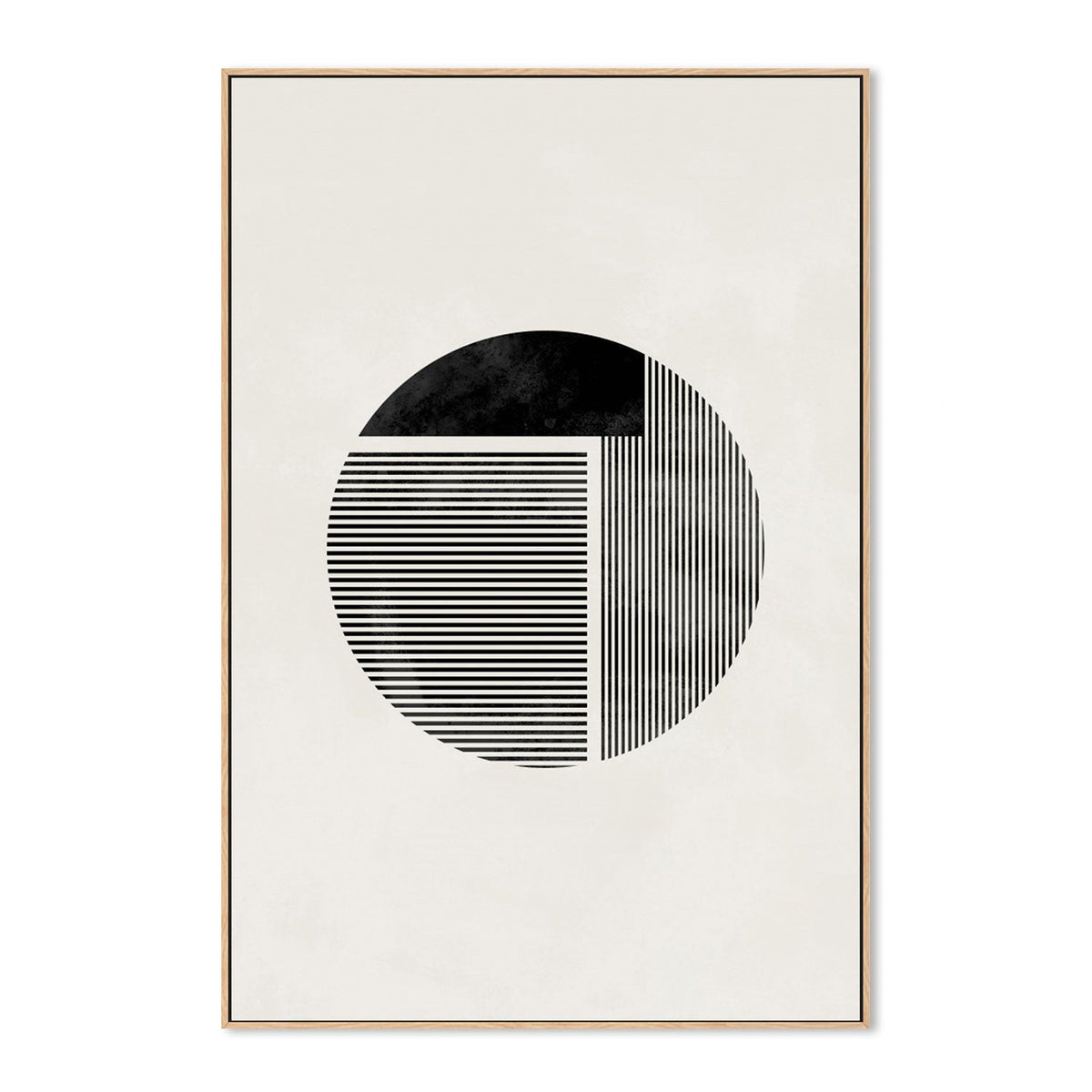 wall-art-print-canvas-poster-framed-Minimalist Round-by-Plus X Studio-Gioia Wall Art