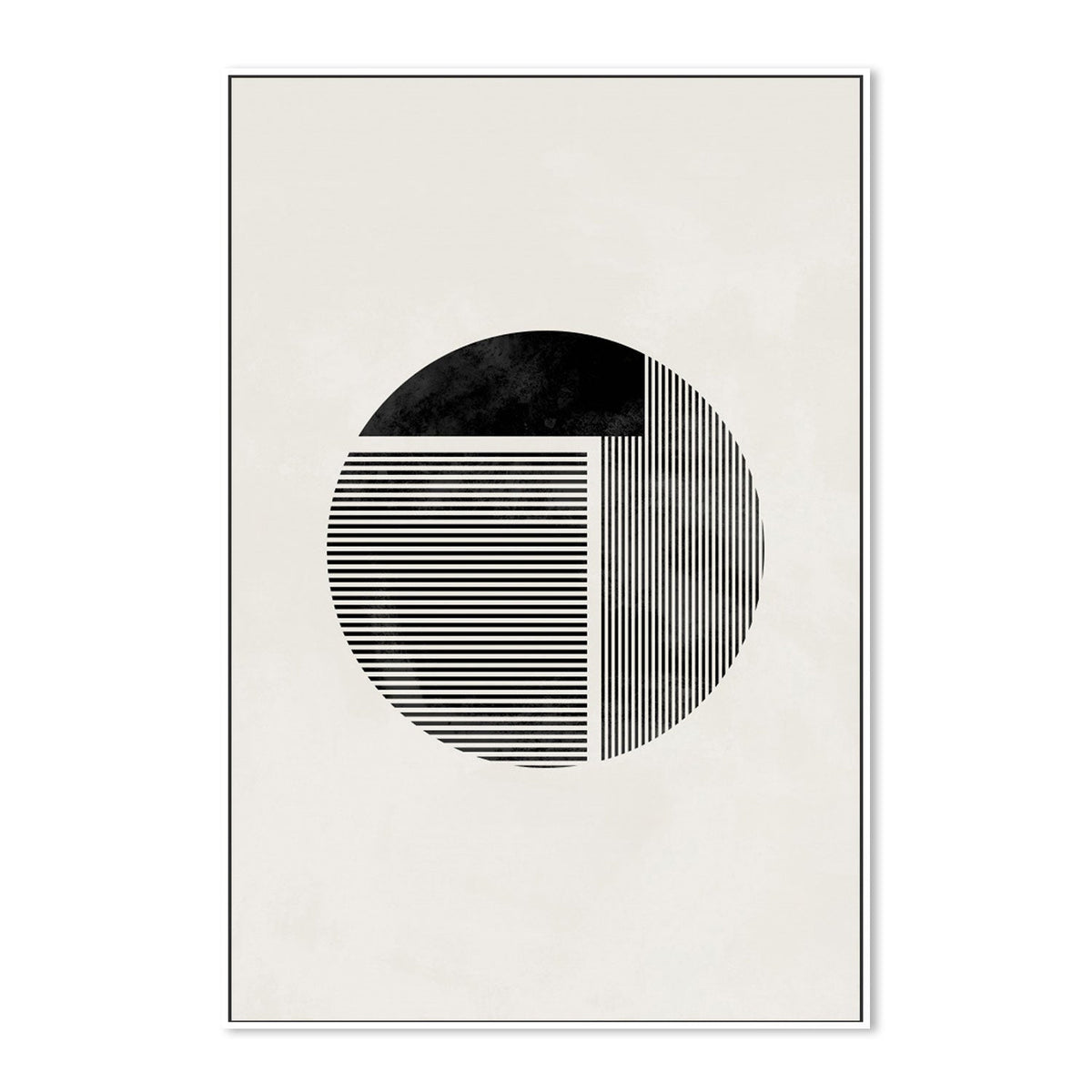 wall-art-print-canvas-poster-framed-Minimalist Round-by-Plus X Studio-Gioia Wall Art