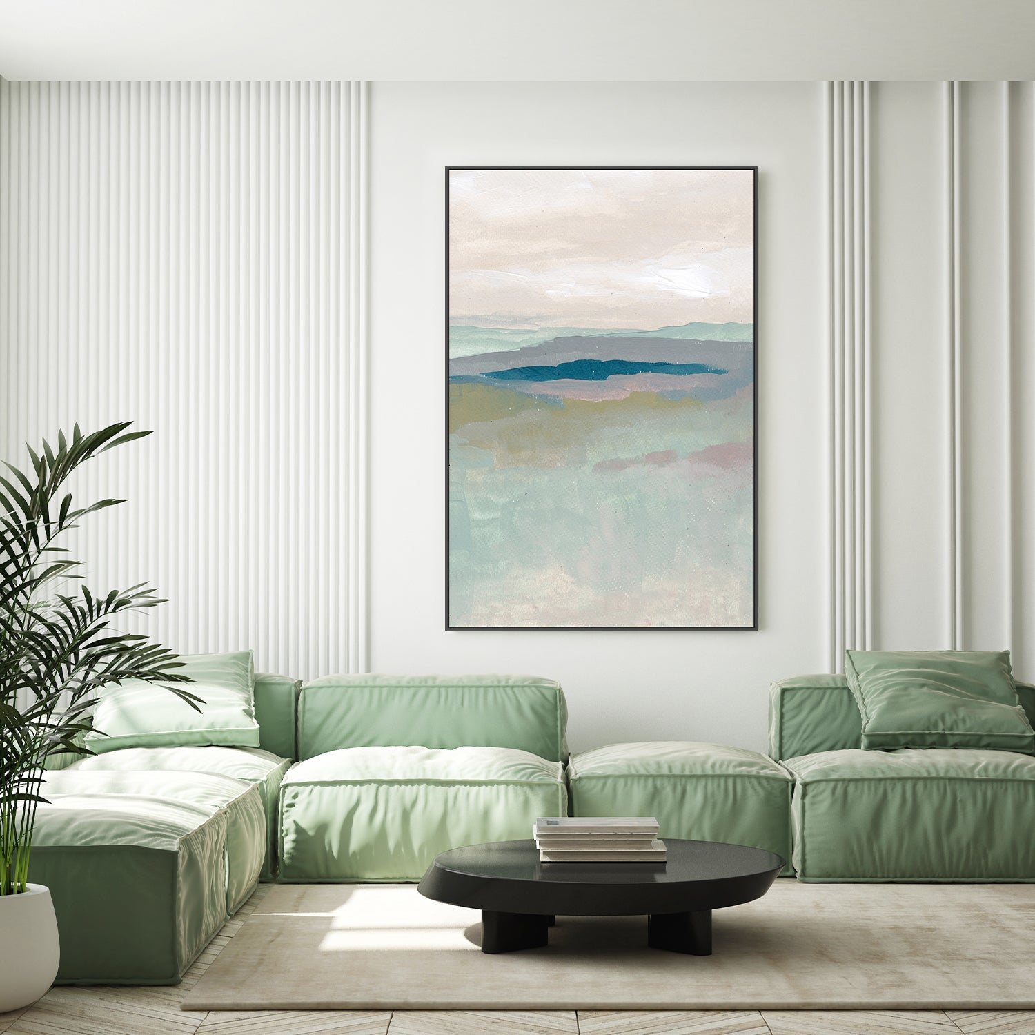 wall-art-print-canvas-poster-framed-Misty , By Nikita Jariwala-7
