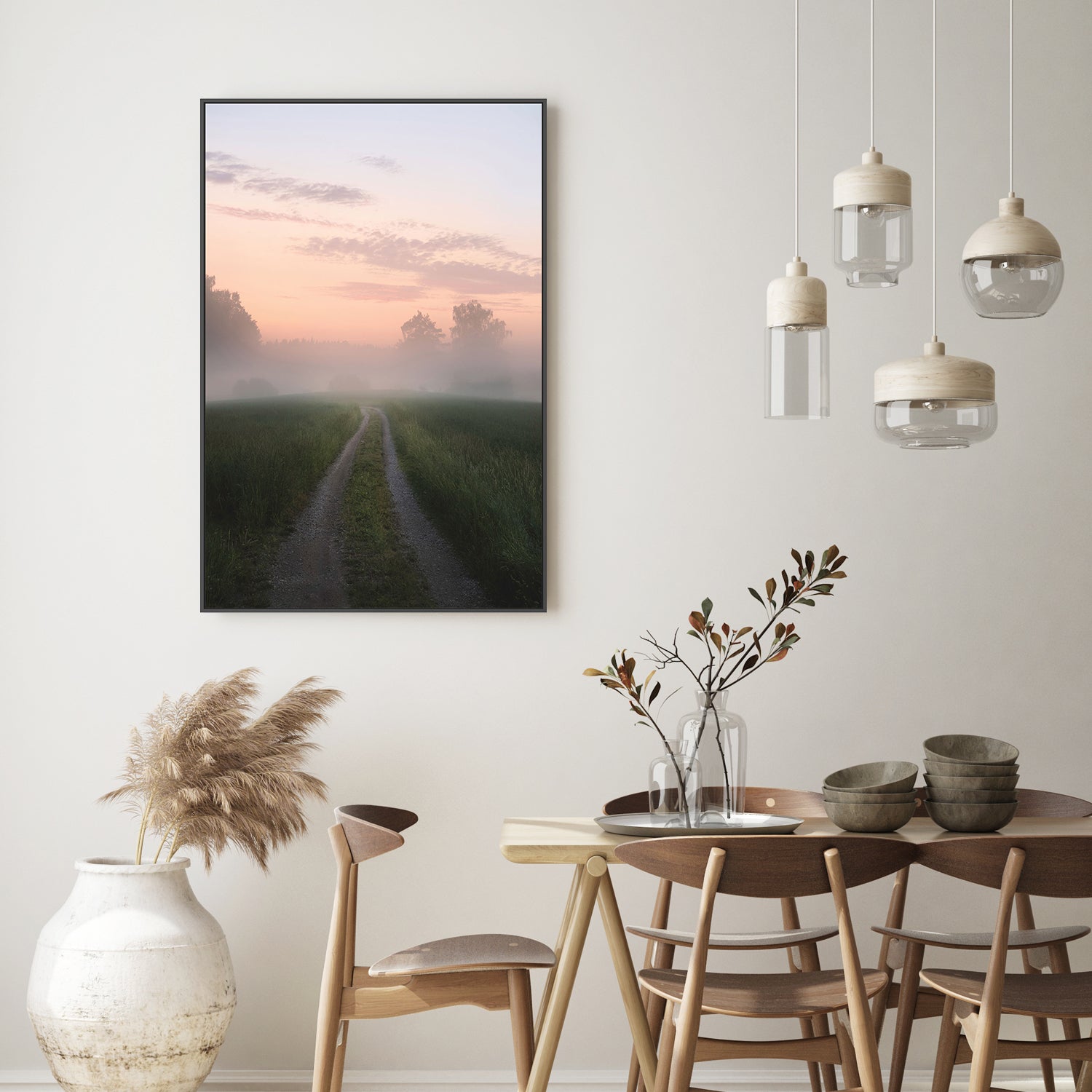 wall-art-print-canvas-poster-framed-Misty Pathway , By Christian Lindsten-GIOIA-WALL-ART