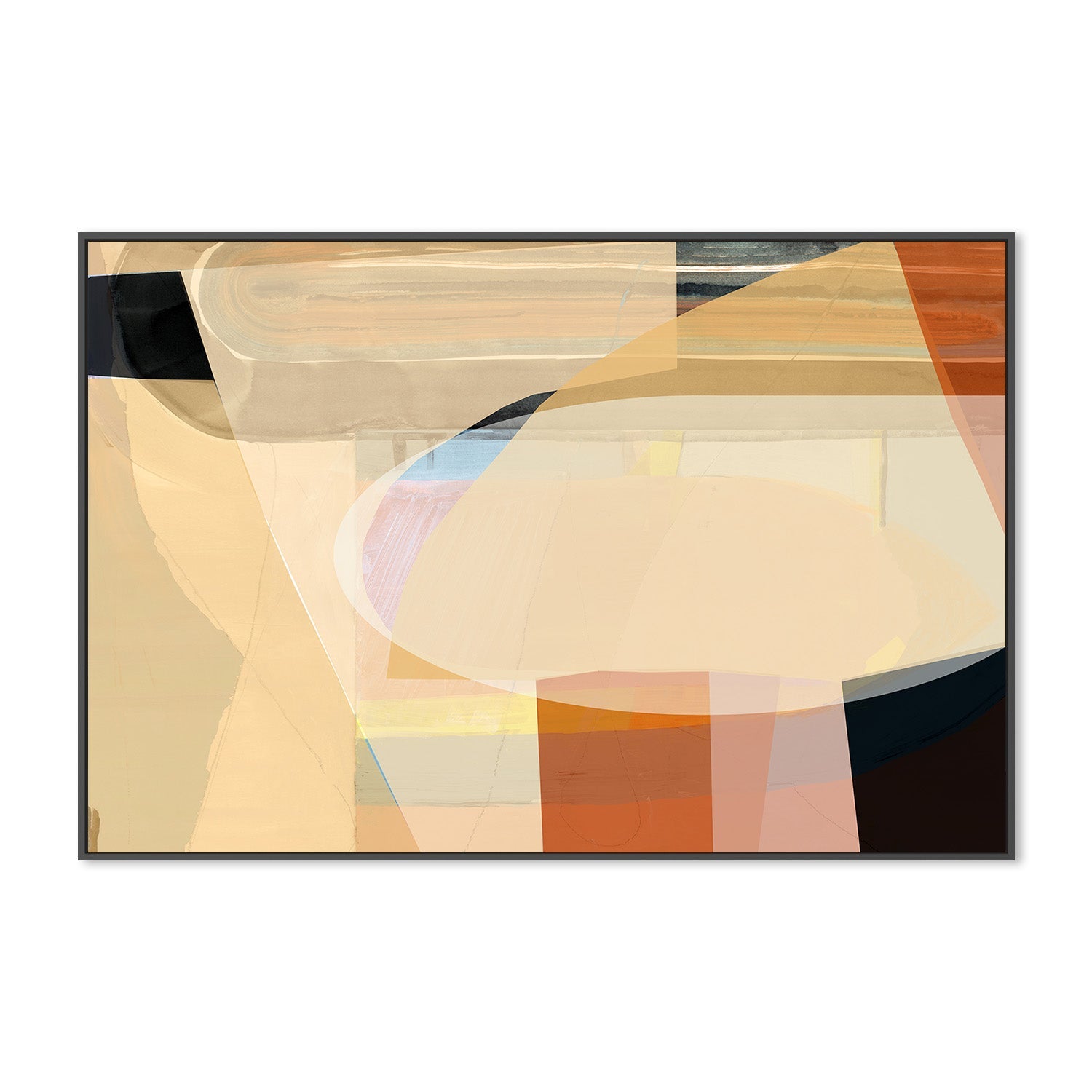 wall-art-print-canvas-poster-framed-Mocha Sands, Style A-3