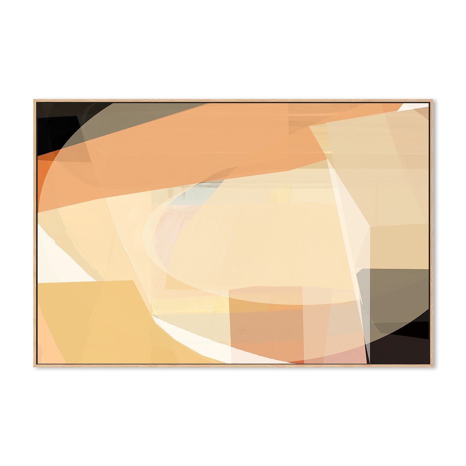 wall-art-print-canvas-poster-framed-Mocha Sands, Style B-4