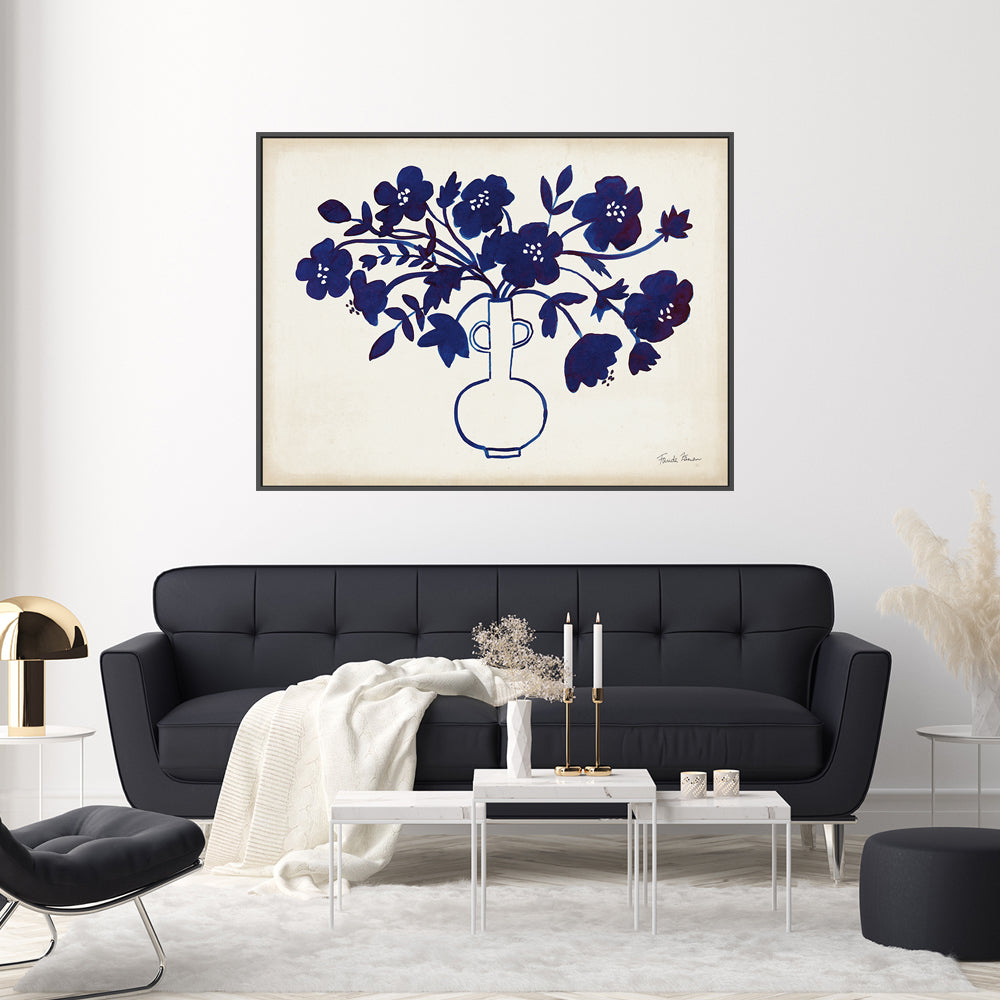 wall-art-print-canvas-poster-framed-Modern Blue I , By Farida Zaman-2
