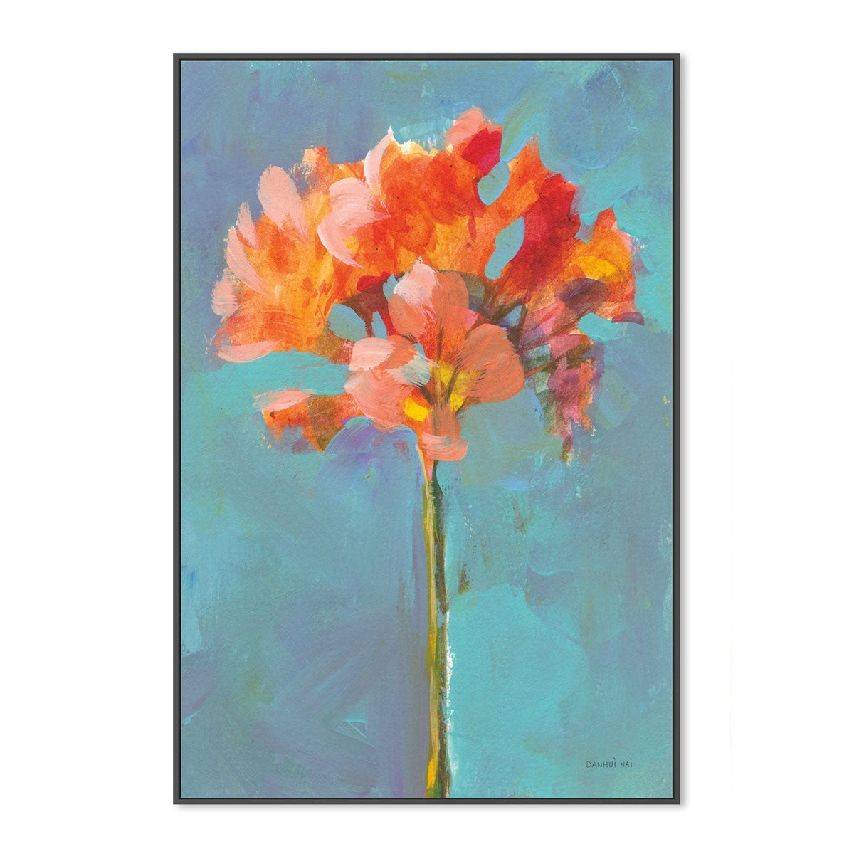 wall-art-print-canvas-poster-framed-Modern Floral, Style A-by-Danhui Nai-Gioia Wall Art