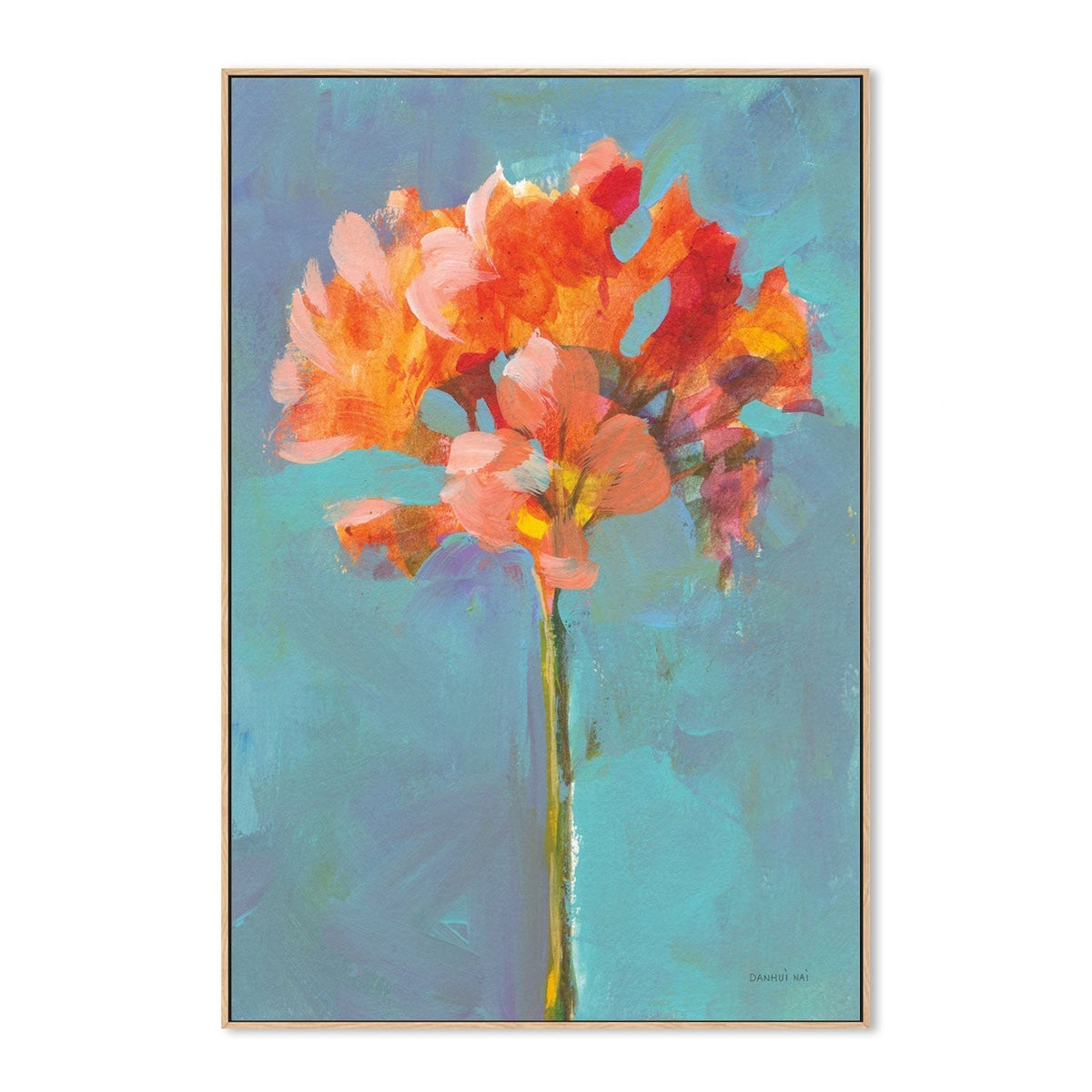wall-art-print-canvas-poster-framed-Modern Floral, Style A-by-Danhui Nai-Gioia Wall Art