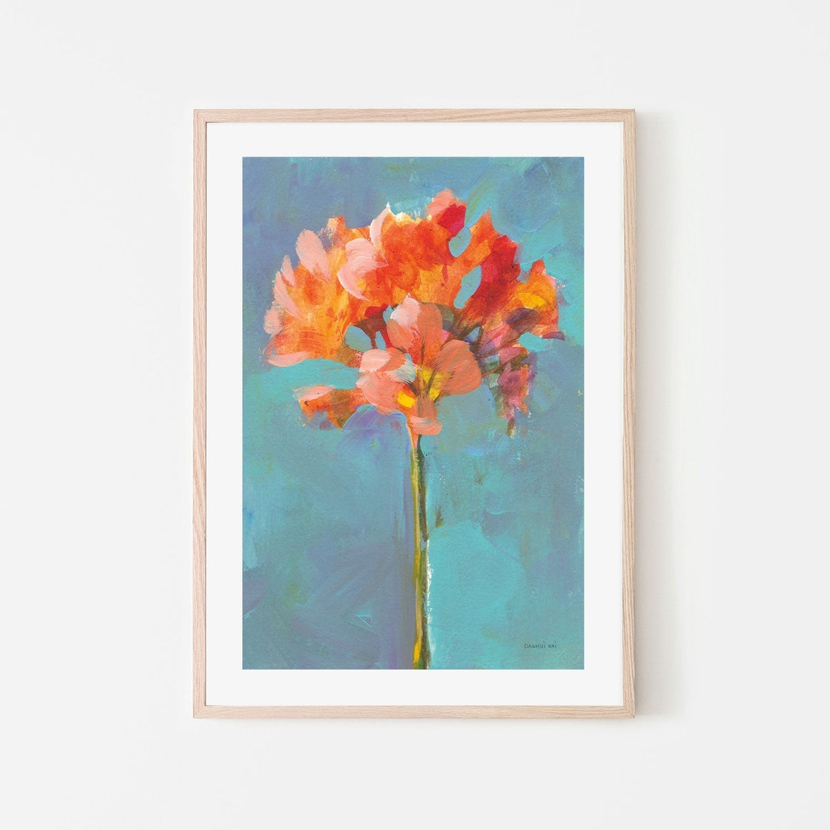 wall-art-print-canvas-poster-framed-Modern Floral, Style A-by-Danhui Nai-Gioia Wall Art
