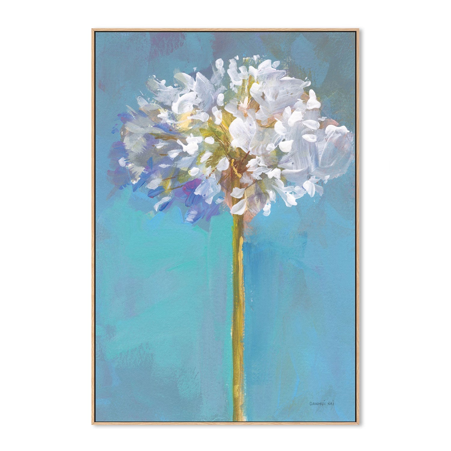wall-art-print-canvas-poster-framed-Modern Floral, Style C-by-Danhui Nai-Gioia Wall Art