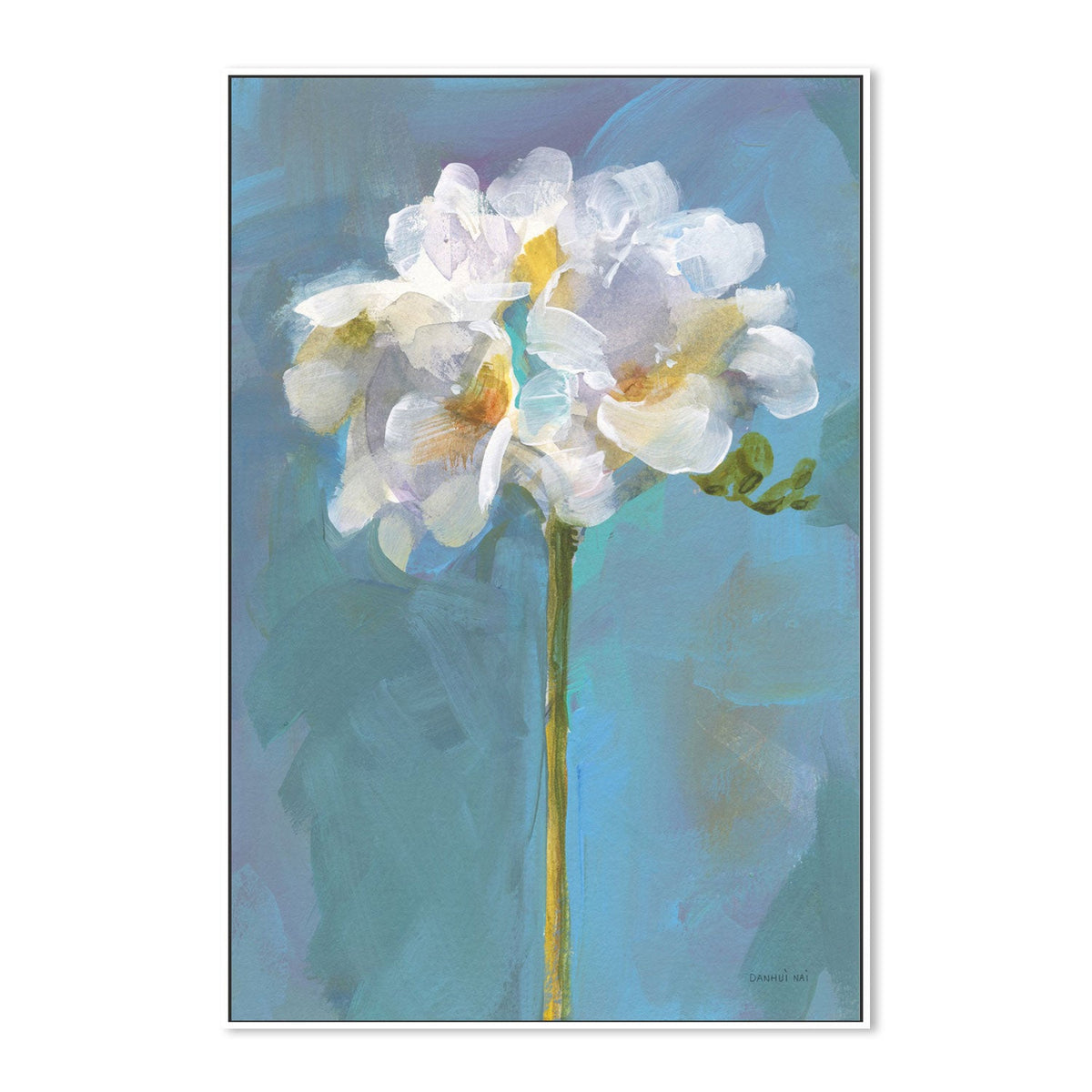wall-art-print-canvas-poster-framed-Modern Floral, Style D-by-Danhui Nai-Gioia Wall Art