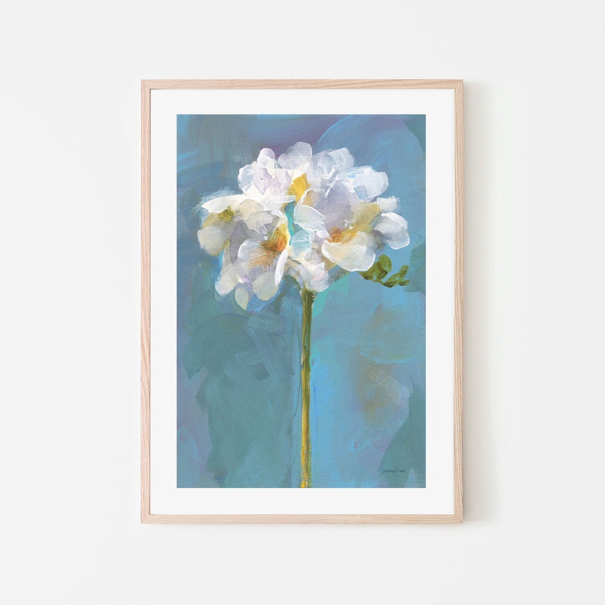 wall-art-print-canvas-poster-framed-Modern Floral, Style D-by-Danhui Nai-Gioia Wall Art