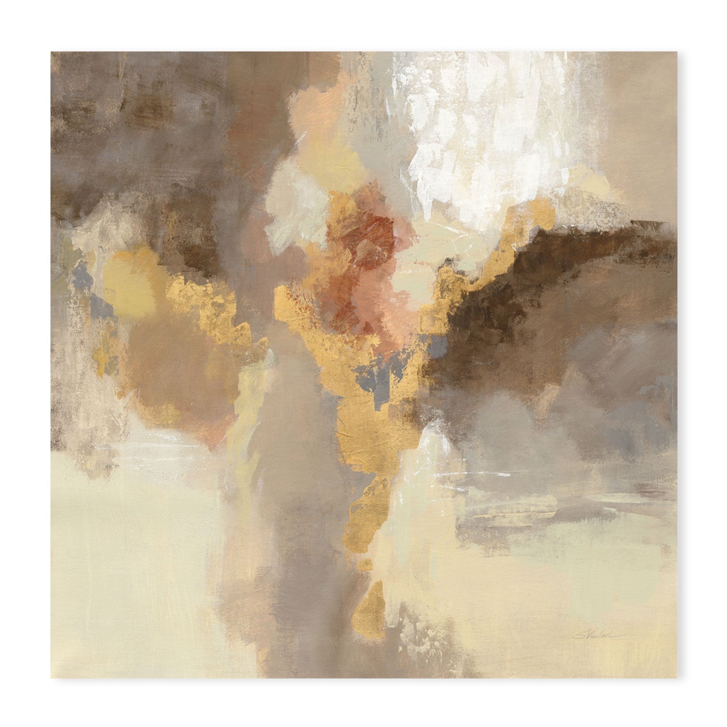 wall-art-print-canvas-poster-framed-Modern Gold , By Silvia Vassileva-GIOIA-WALL-ART