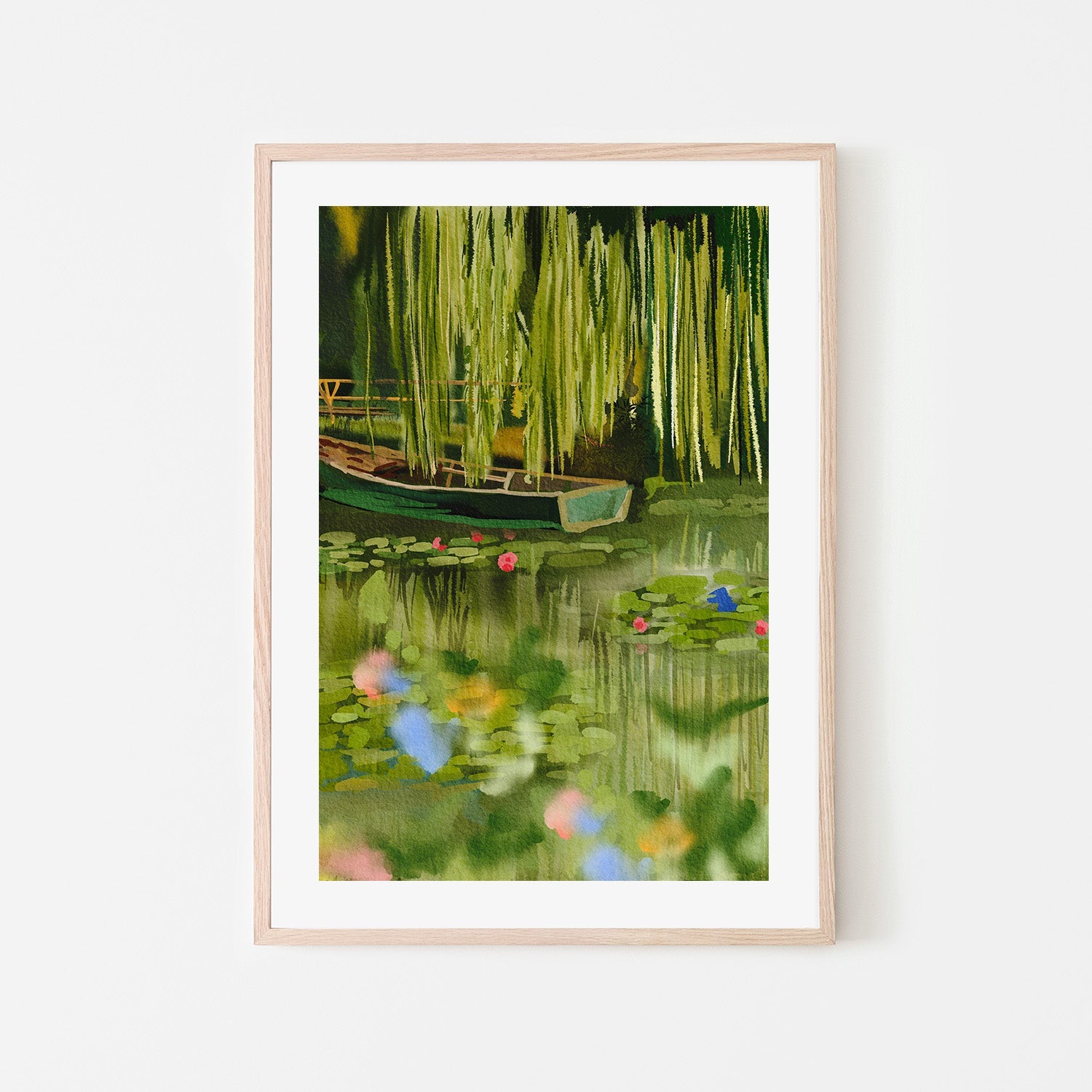 wall-art-print-canvas-poster-framed-Monet Lake-6