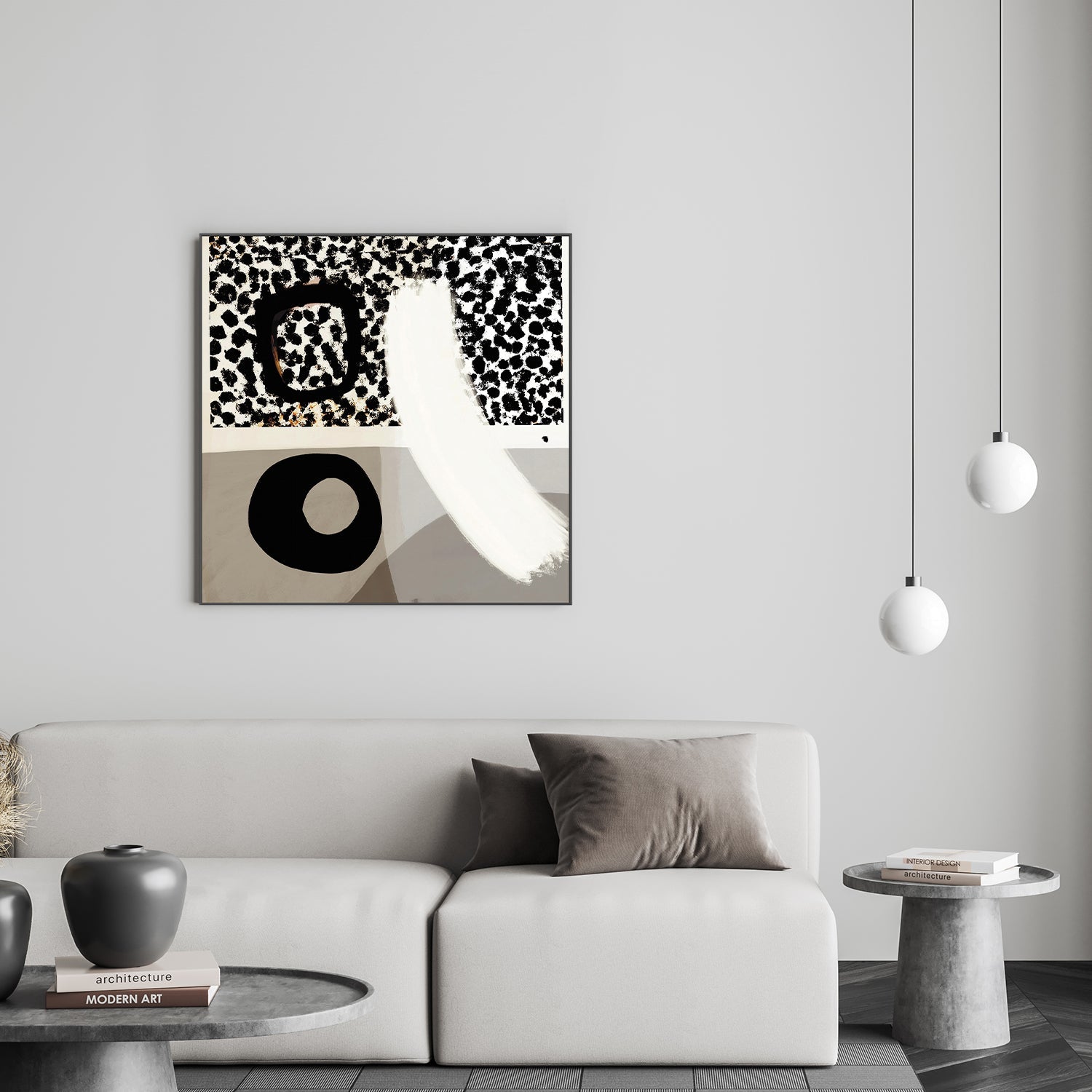 wall-art-print-canvas-poster-framed-Monochrome Mystique , By Rohan Sharma-2