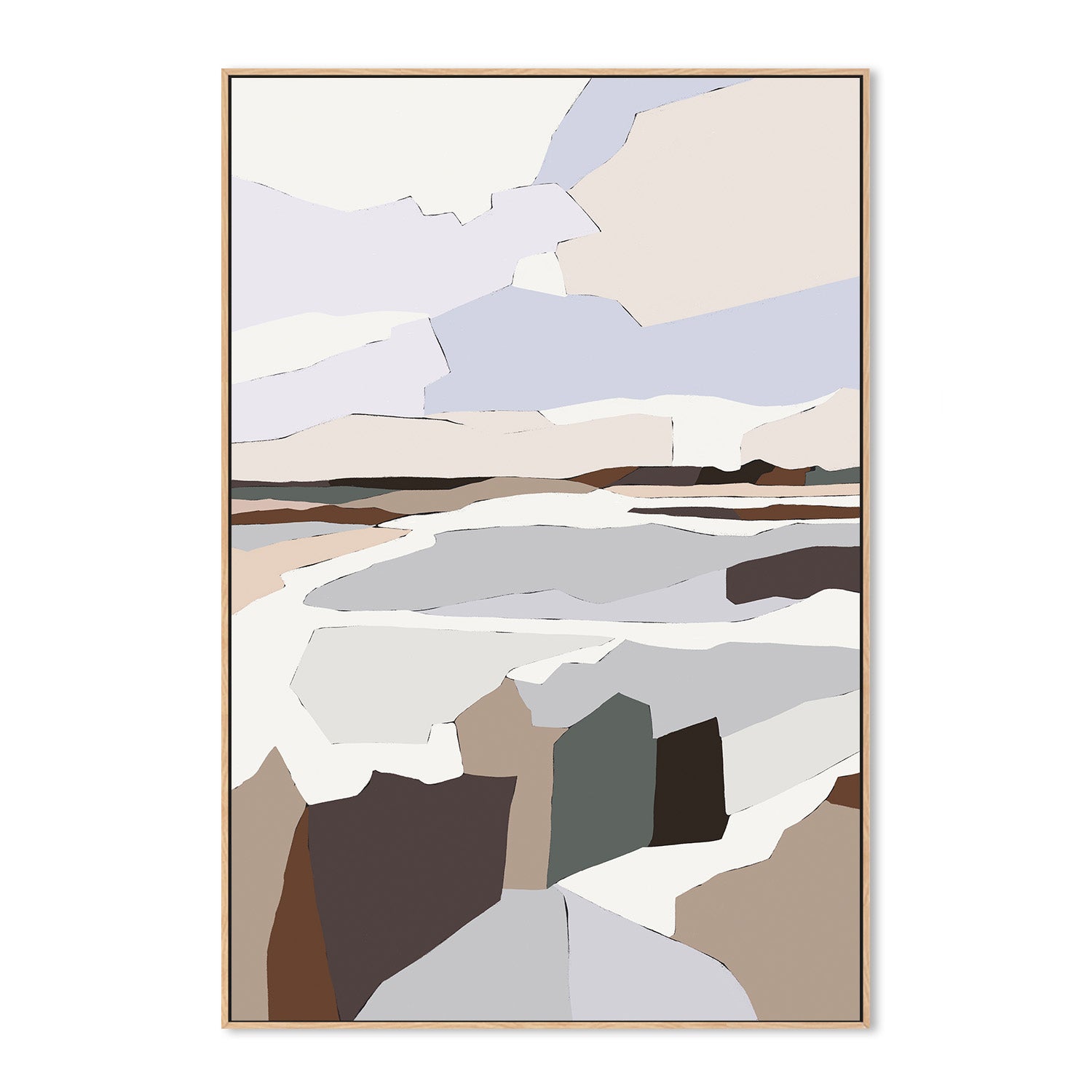 wall-art-print-canvas-poster-framed-Monocrome View , By Nikita Jariwala-4