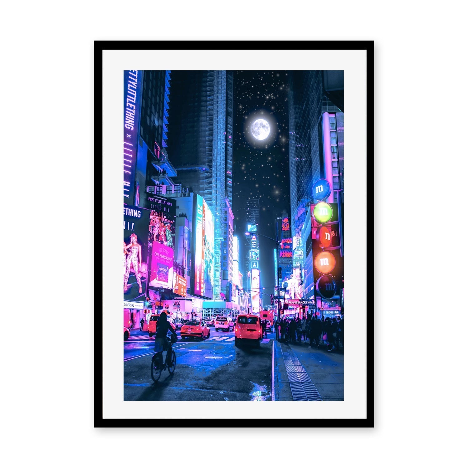 wall-art-print-canvas-poster-framed-Moon City, By Petra Takkar-GIOIA-WALL-ART