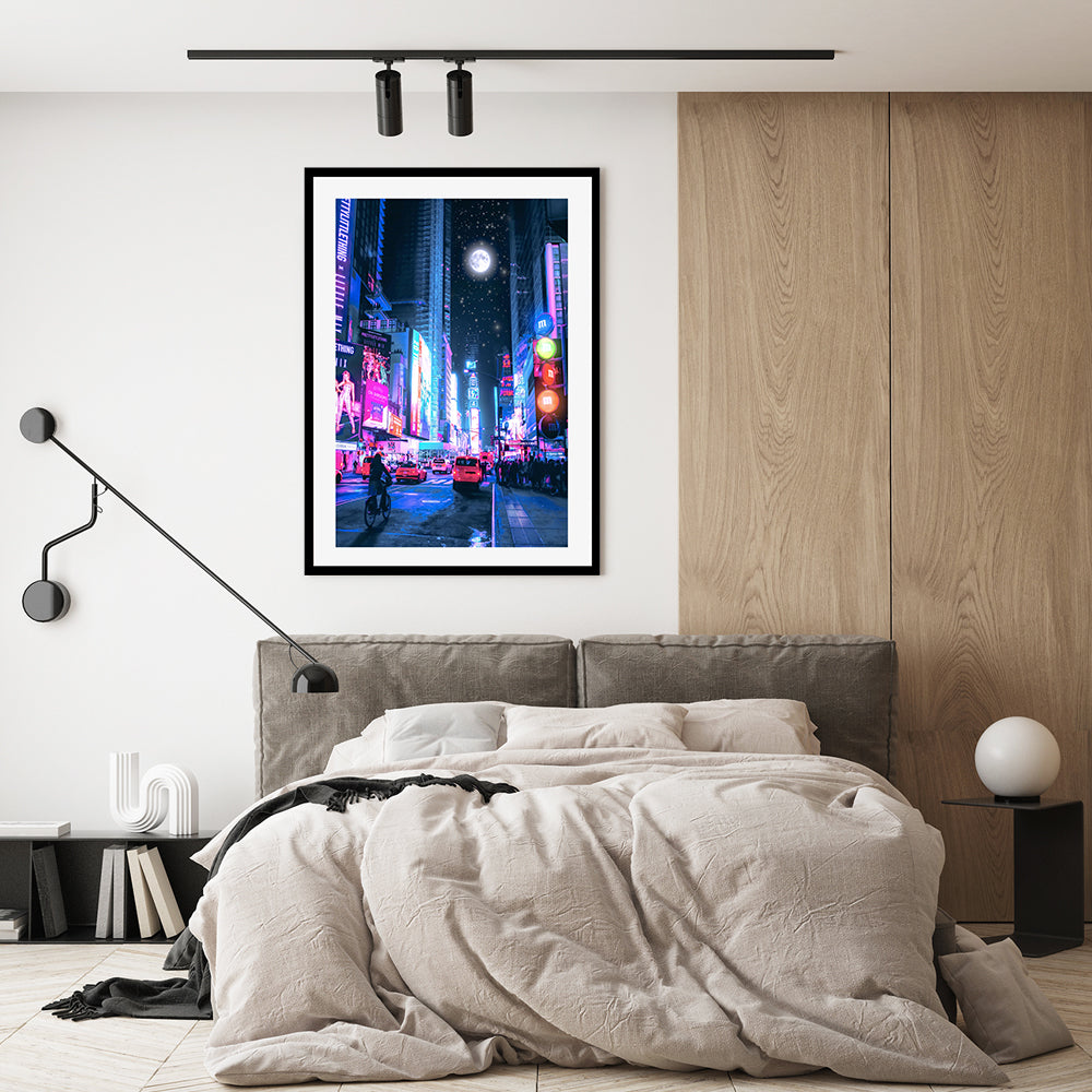 wall-art-print-canvas-poster-framed-Moon City, By Petra Takkar-GIOIA-WALL-ART