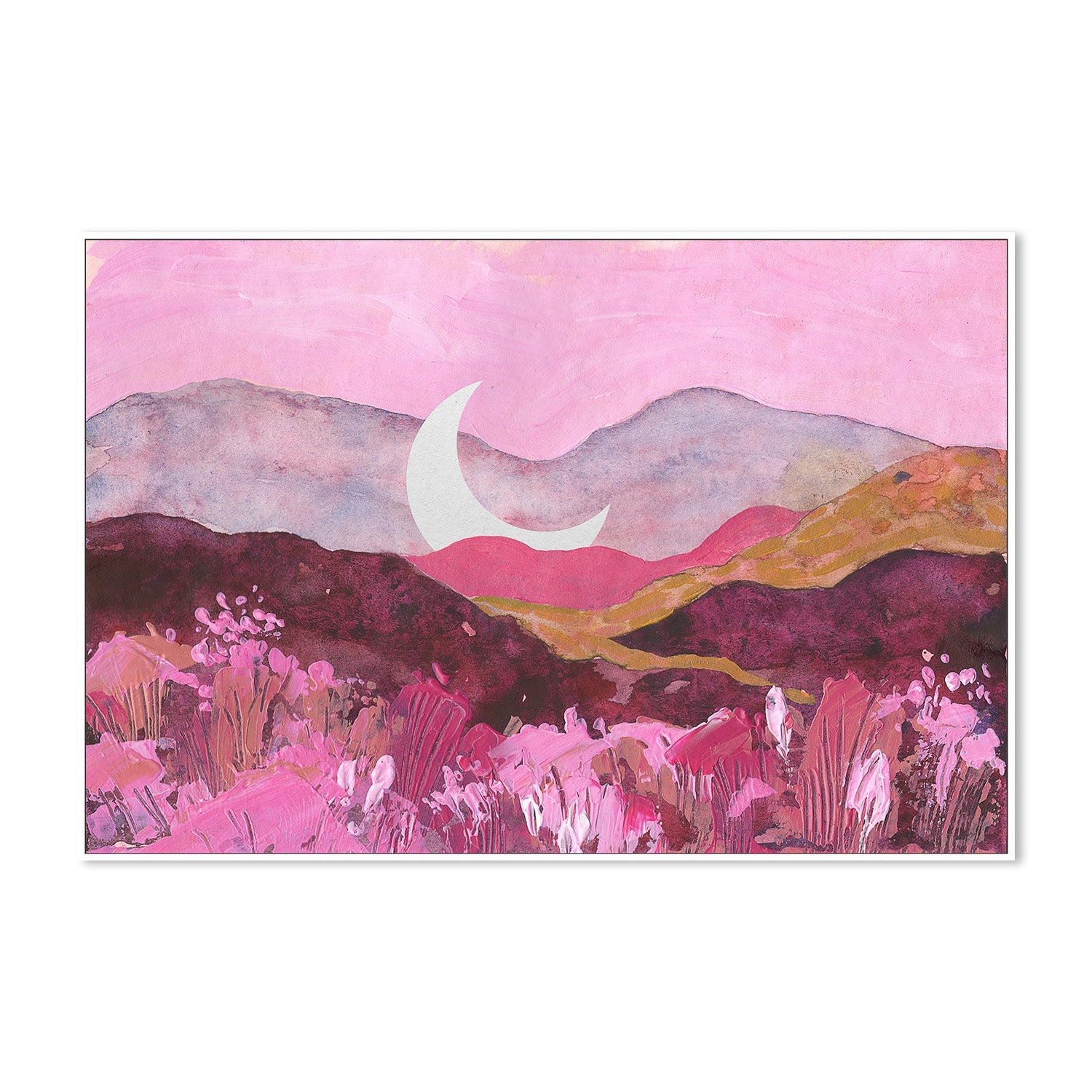 wall-art-print-canvas-poster-framed-Moon Cradle Among the Hills-5